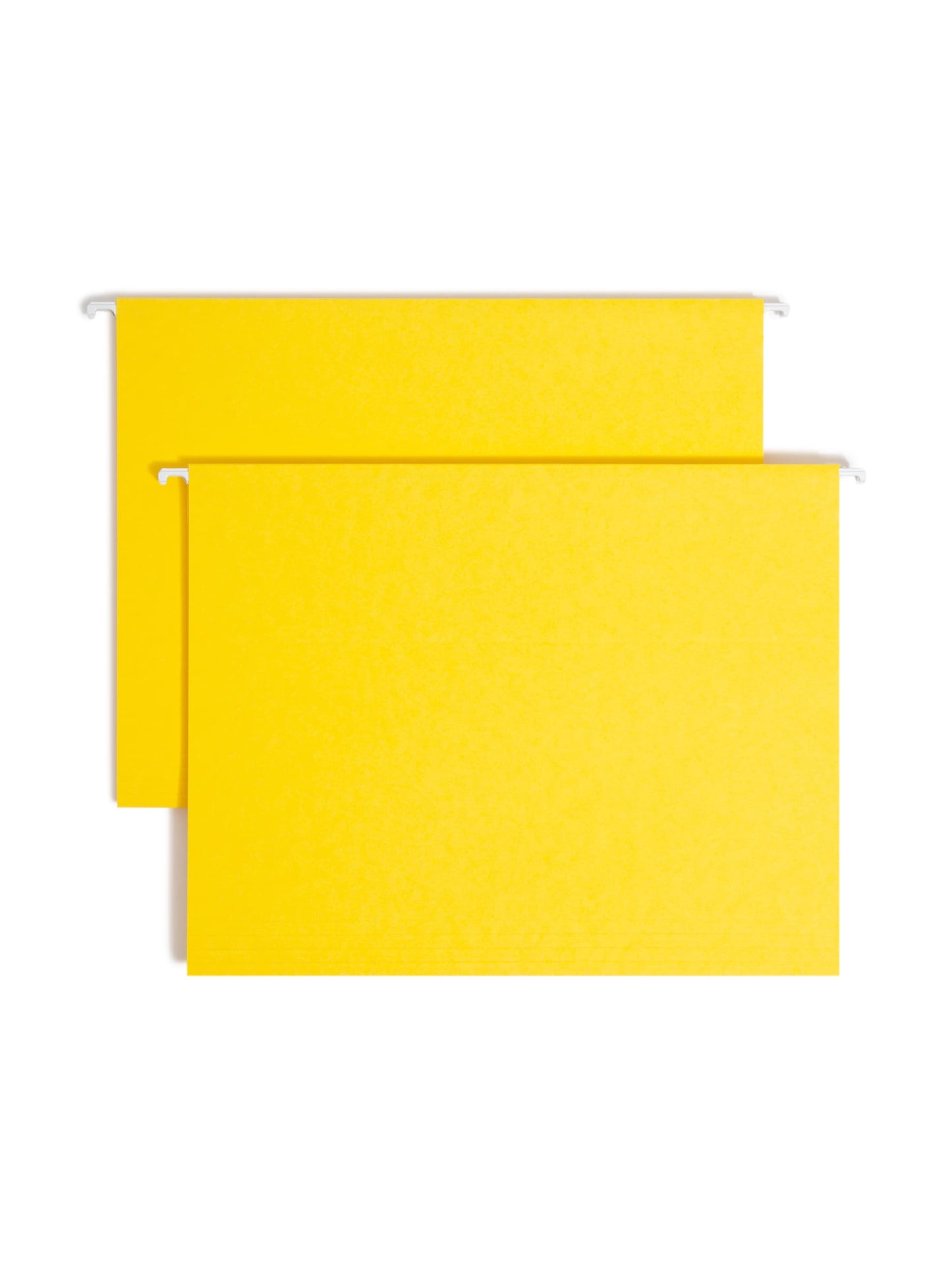 Standard Hanging File Folders, Yellow Color, Letter Size, Set of 25