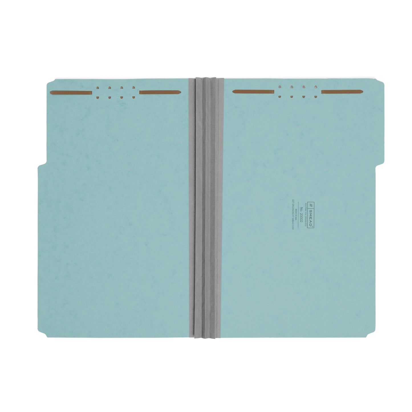 Pressboard Fastener File Folders, 3 inch Expansion, Blue Color, Legal Size, Set of 25, 086486200028