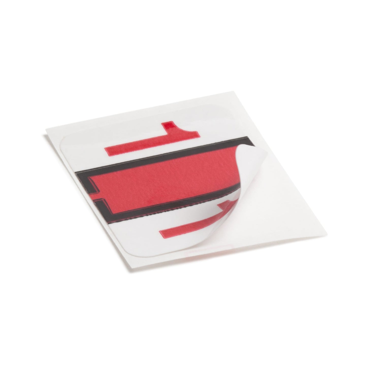 BCCRN Bar Style Color-Coded Numeric Labels, 0-9 Rolls, Red Color, 1-1/4" X 1" Size, Set of 50, 086486673716