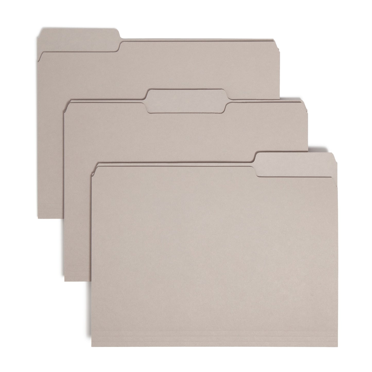 Interior File Folders, Gray Color, Letter Size, Set of 100, 086486102513