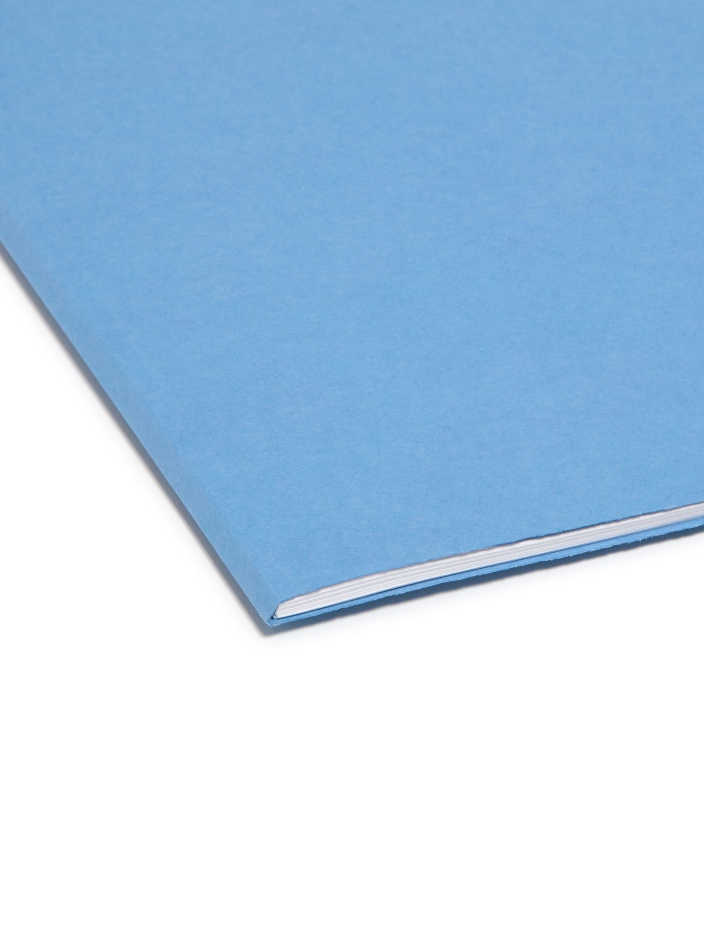 Reinforced Tab File Folders, 1/3-Cut Tab, Blue Color, Letter Size, Set of 100, 086486120340