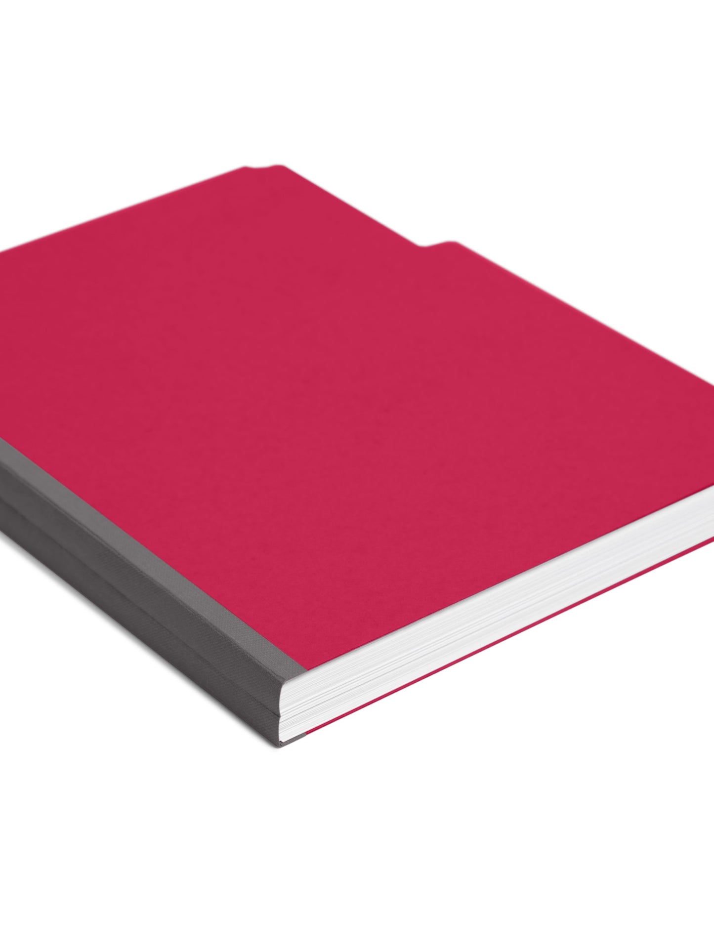 Pressboard File Folder, 1 inch Expansion, 1/3-Cut Tab, Bright Red Color, Letter Size, Set of 25, 086486215381