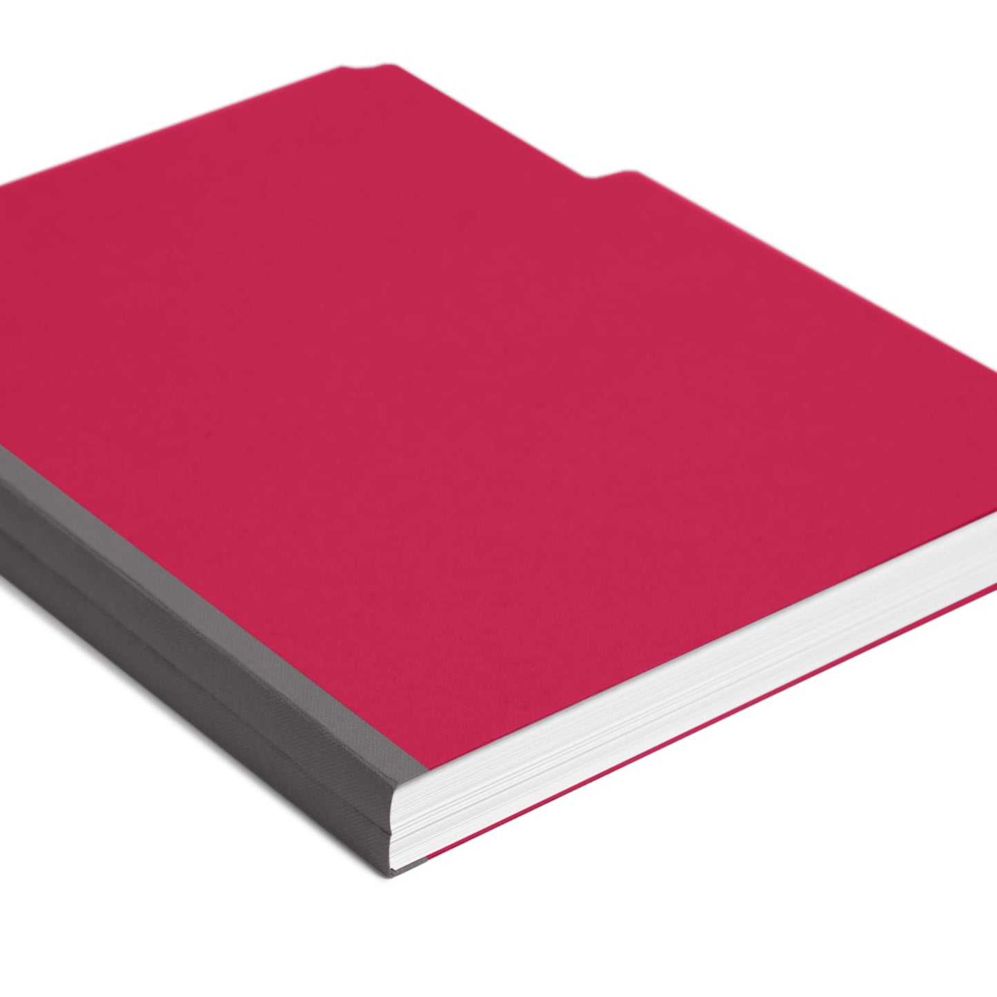 Pressboard File Folder, 1 inch Expansion, 1/3-Cut Tab, Bright Red Color, Letter Size, Set of 25, 086486215381