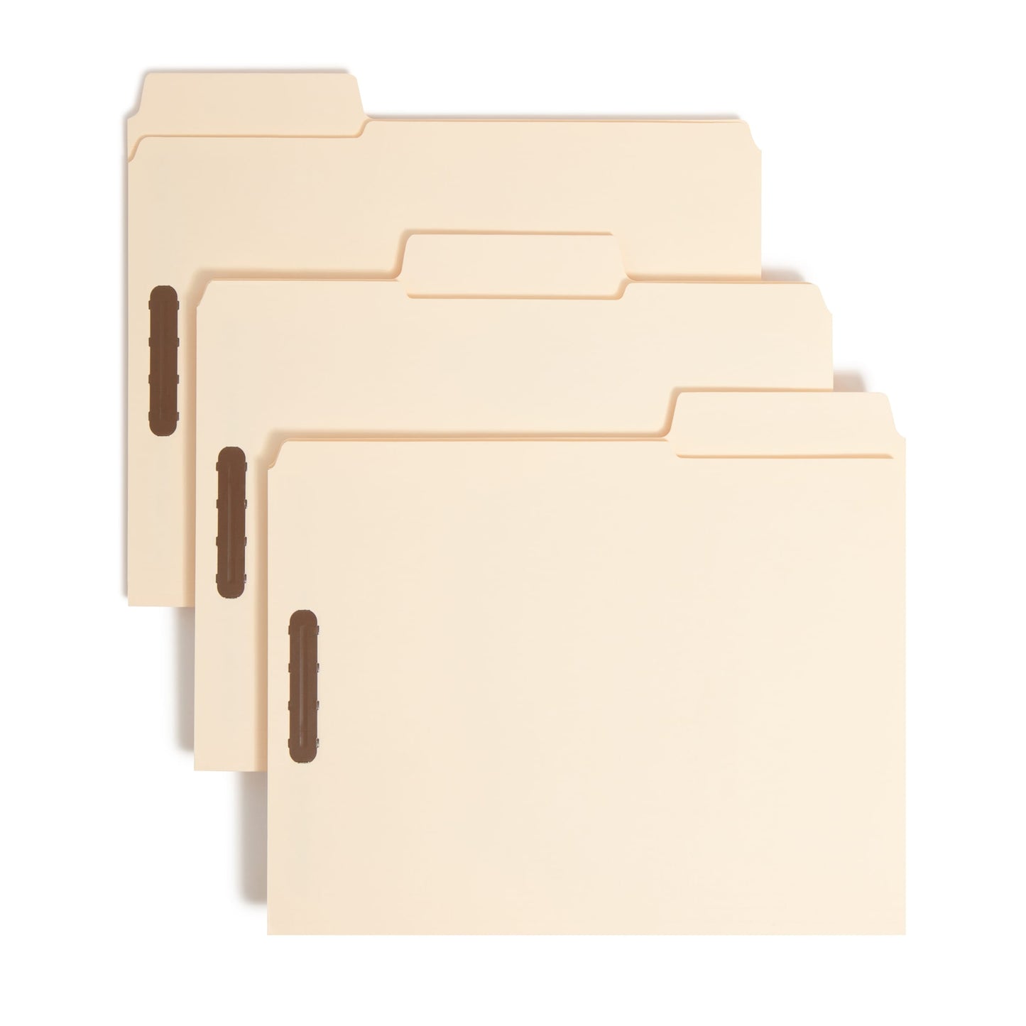 SuperTab® Fastener File Folders, Manila Color, Letter Size, Set of 50, 086486145350