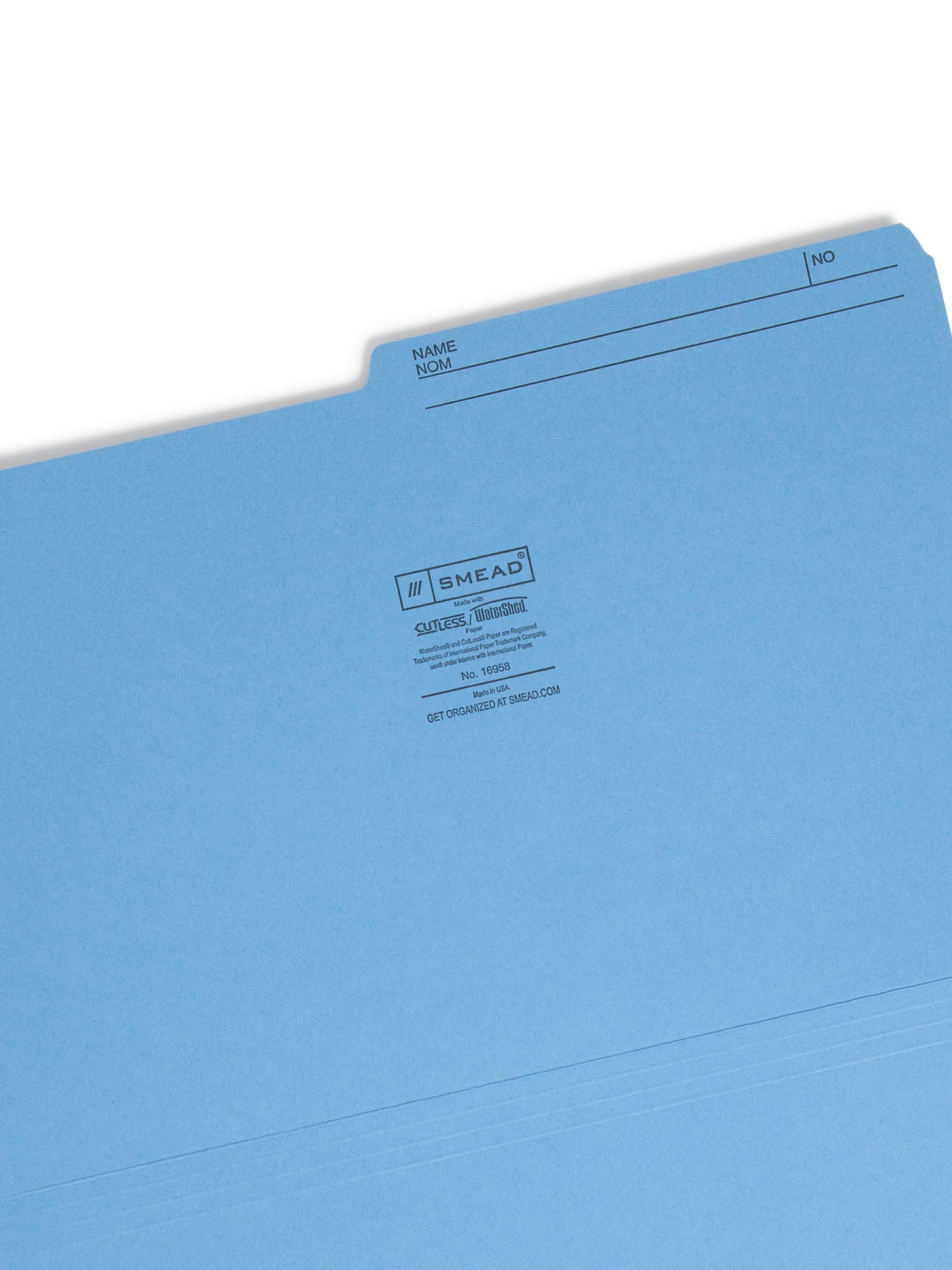 WaterShed®/CutLess® Reversible Printed Tab File Folders, Assorted Colors Color, Legal Size, 086486169585