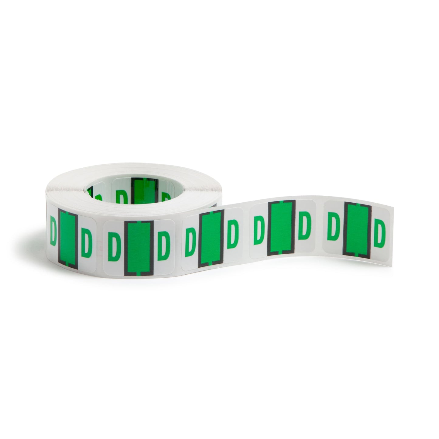 BCCR Bar Style Color-Coded Alphabetic Labels, A-Z Rolls, Light Green Color, 1-1/4" X 1" Size, Set of 50, 086486670746