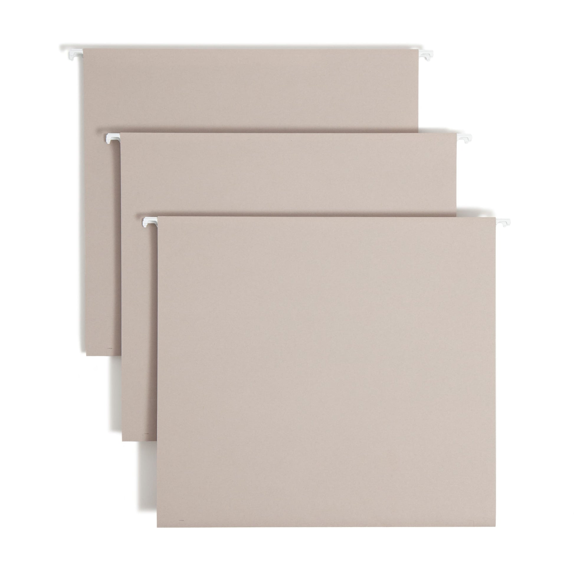 TUFF® Hanging Box Bottom File Folders with Easy Slide® Tabs, 3 inch Expansion, Gray Color, Letter Size, Set of 1, 086486642415