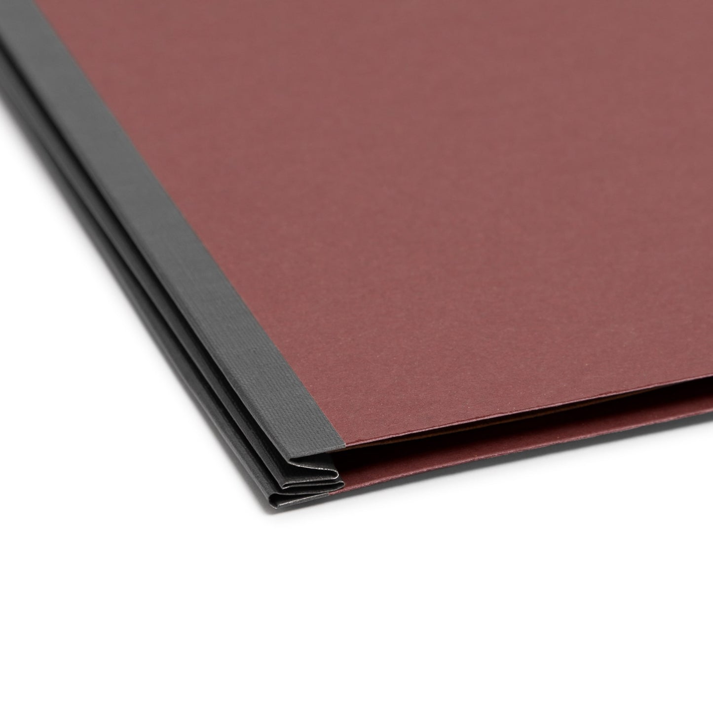 SafeSHIELD® Pressboard Classification File Folders, 2 Dividers, 2 inch Expansion, Metal Tab, Red Color, Letter Size, Set of 10, 30086486142305