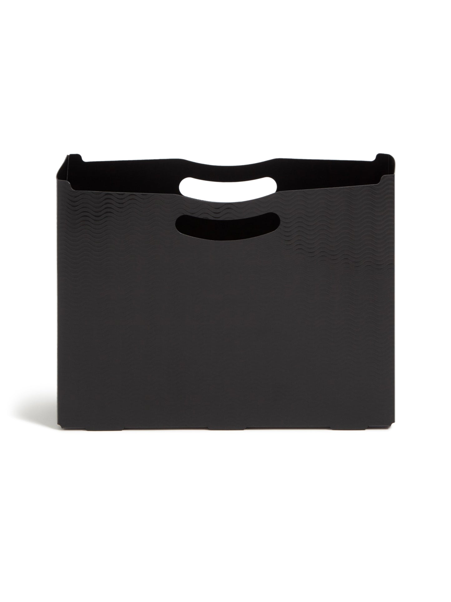 Poly File Boxes, 3-Inch Expansion, Black Color, Letter Size, Set of 1, 086486716314