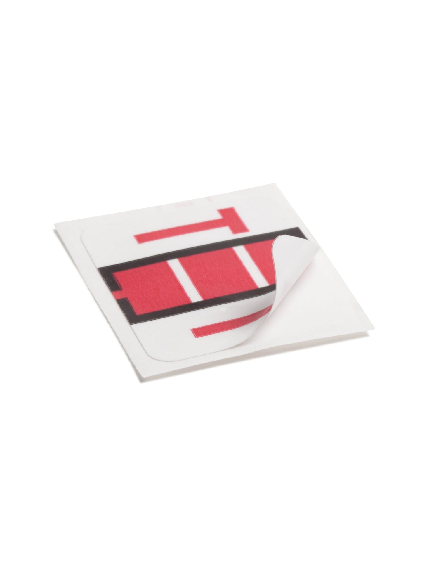 BCCR Bar Style Color-Coded Alphabetic Labels, A-Z Rolls, Red Color, 1-1/4" X 1" Size,