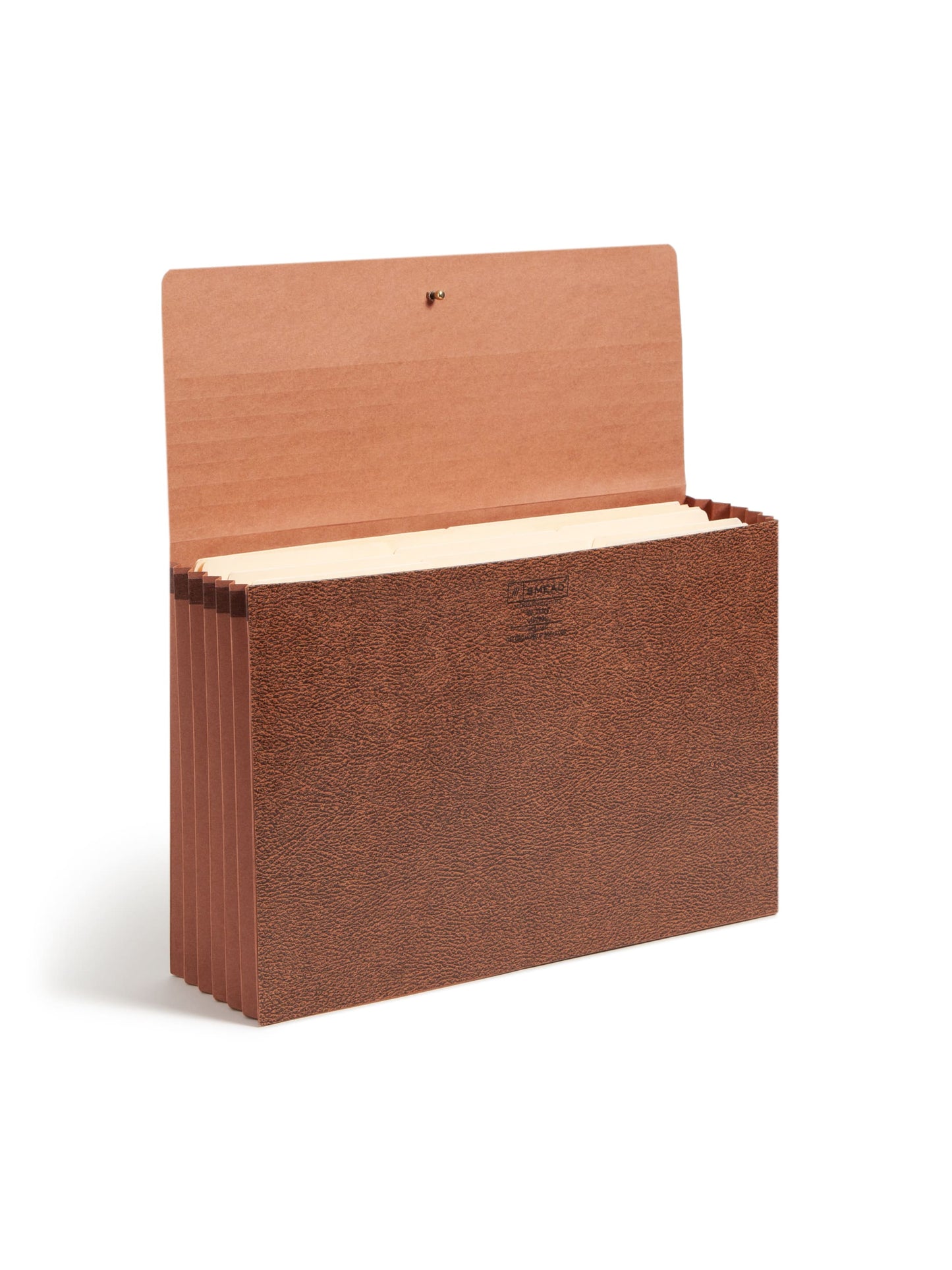Redrope-Printed Expanding Wallets with Elastic Cord, 5-1/4 Inch Expansion, Brown Color, Legal Size, Set of 10, 30086486713765