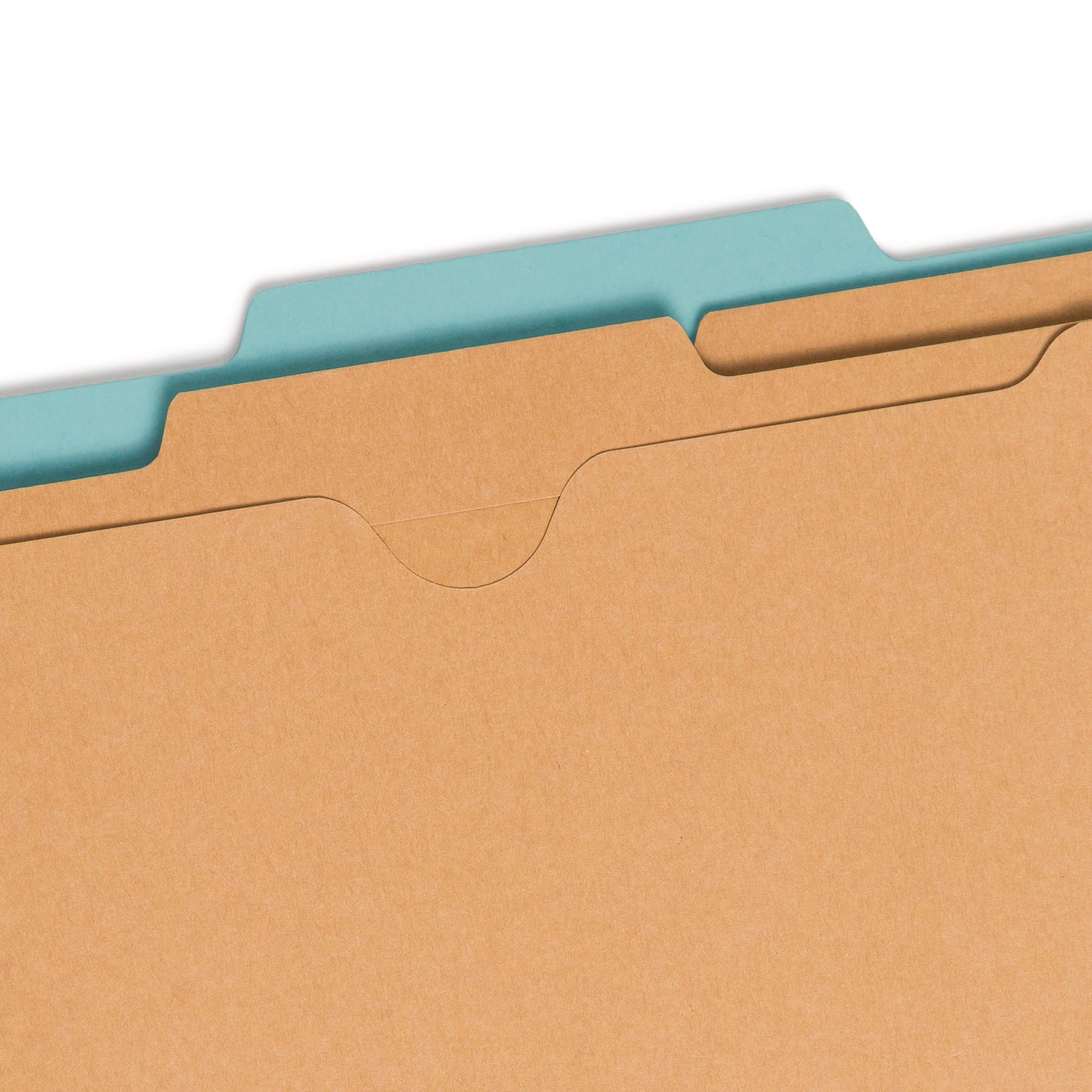 SafeSHIELD® Pressboard Classification File Folders with Pocket Dividers, Blue Color, Letter Size, Set of 10, 30086486140813