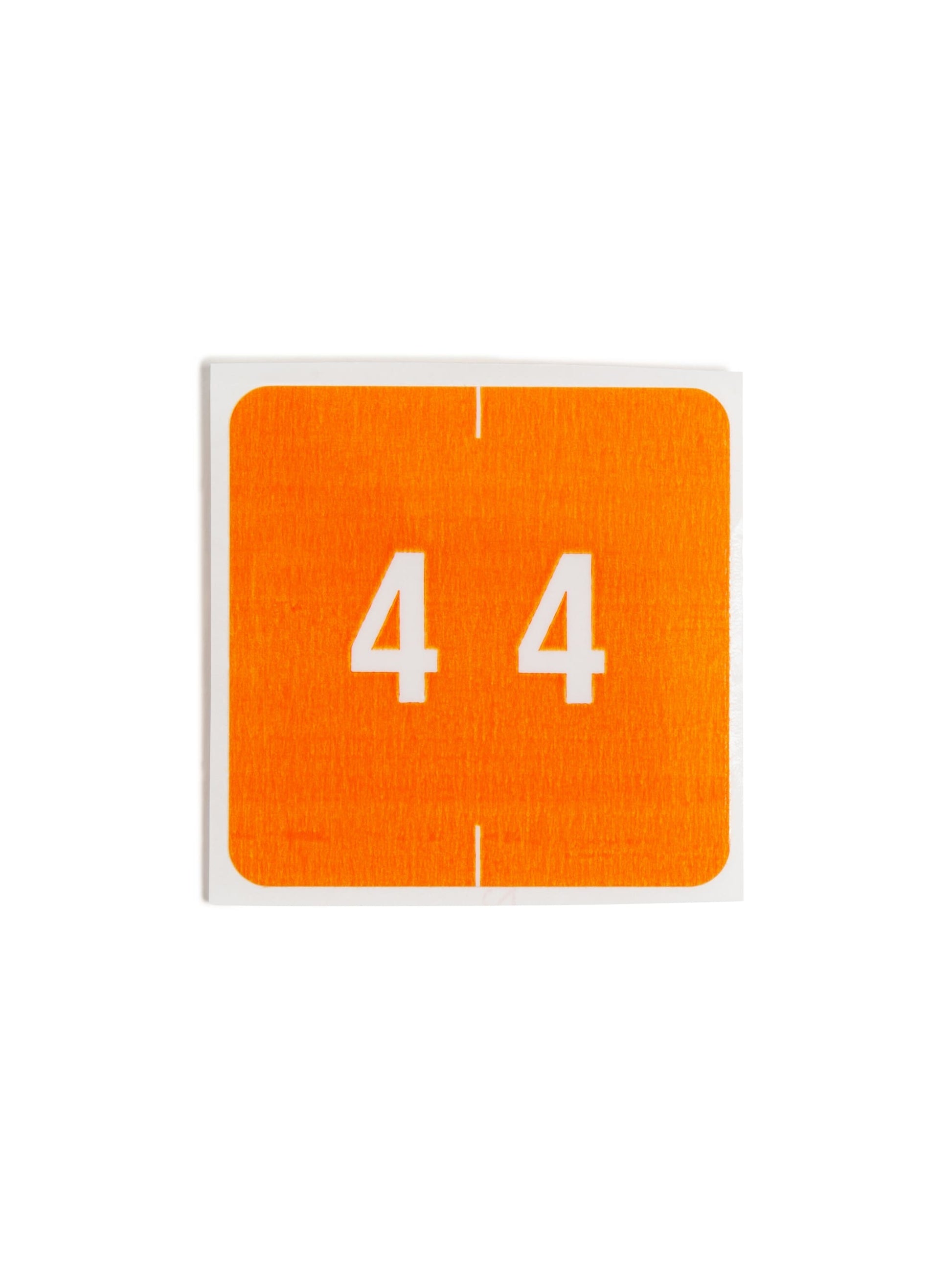 DCC Color-Coded Numeric Labels - Rolls, Orange Color, 1-1/2" X 1-1/2" Size, Set of 1, 086486674249