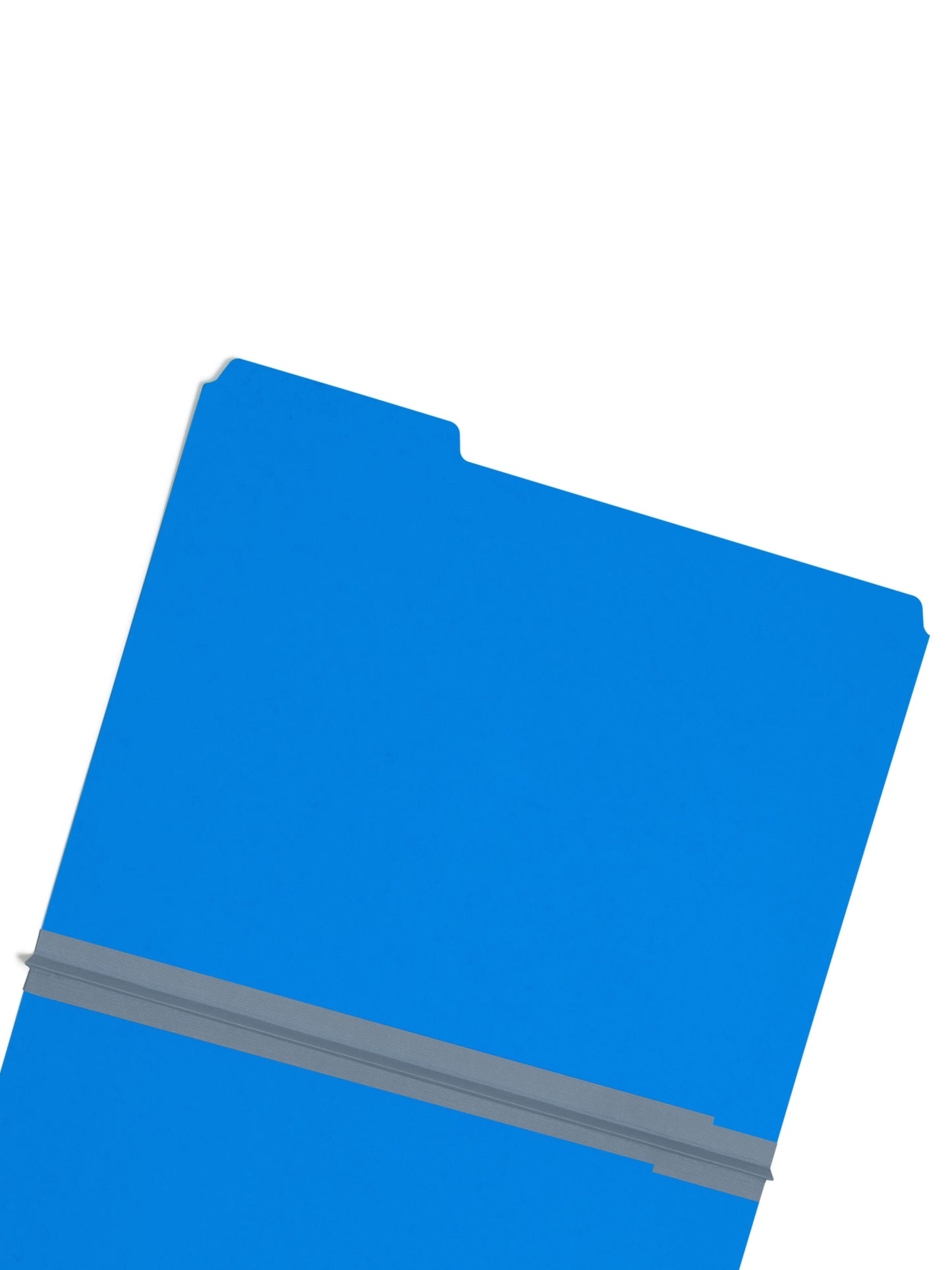 Pressboard File Folder, 1 inch Expansion, 1/3-Cut Tab, Dark Blue Color, Letter Size, Set of 25, 086486215411