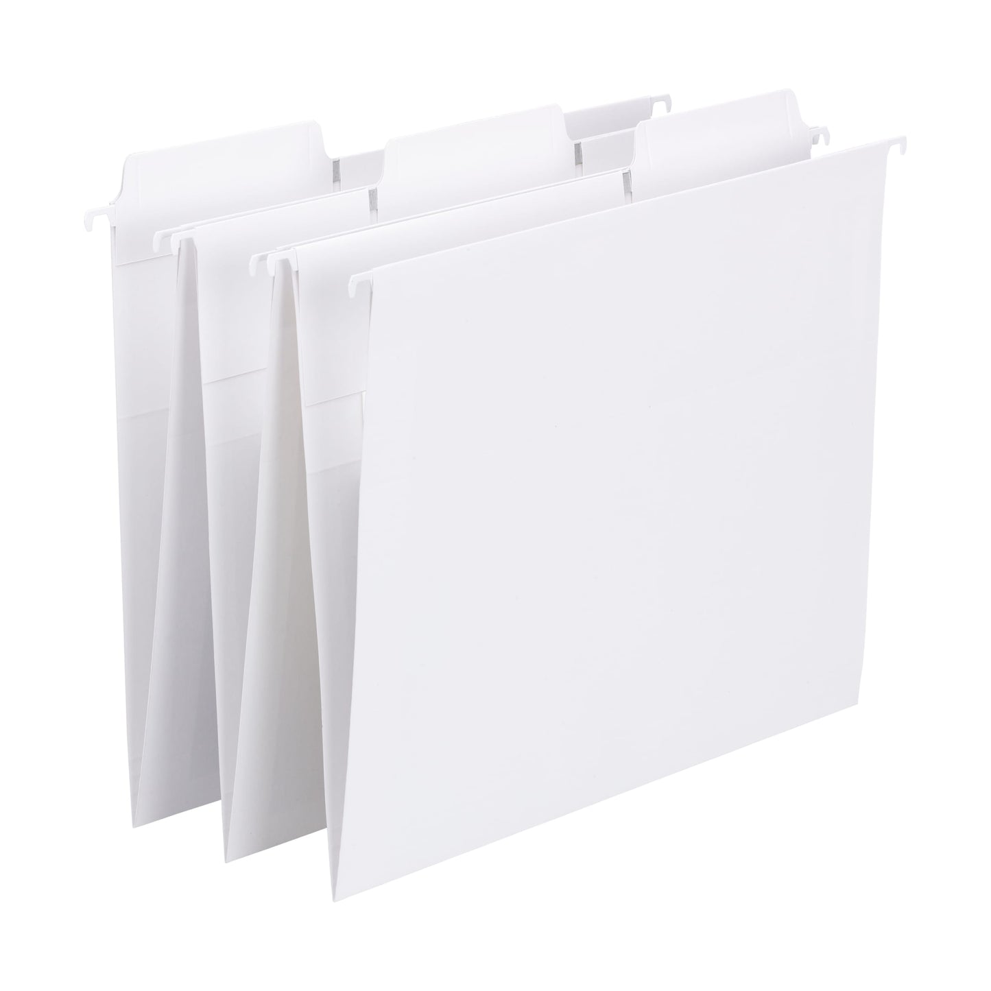FasTab® Hanging File Folders, 1/3-Cut Tab, White Color, Letter Size, Set of 20, 086486640022
