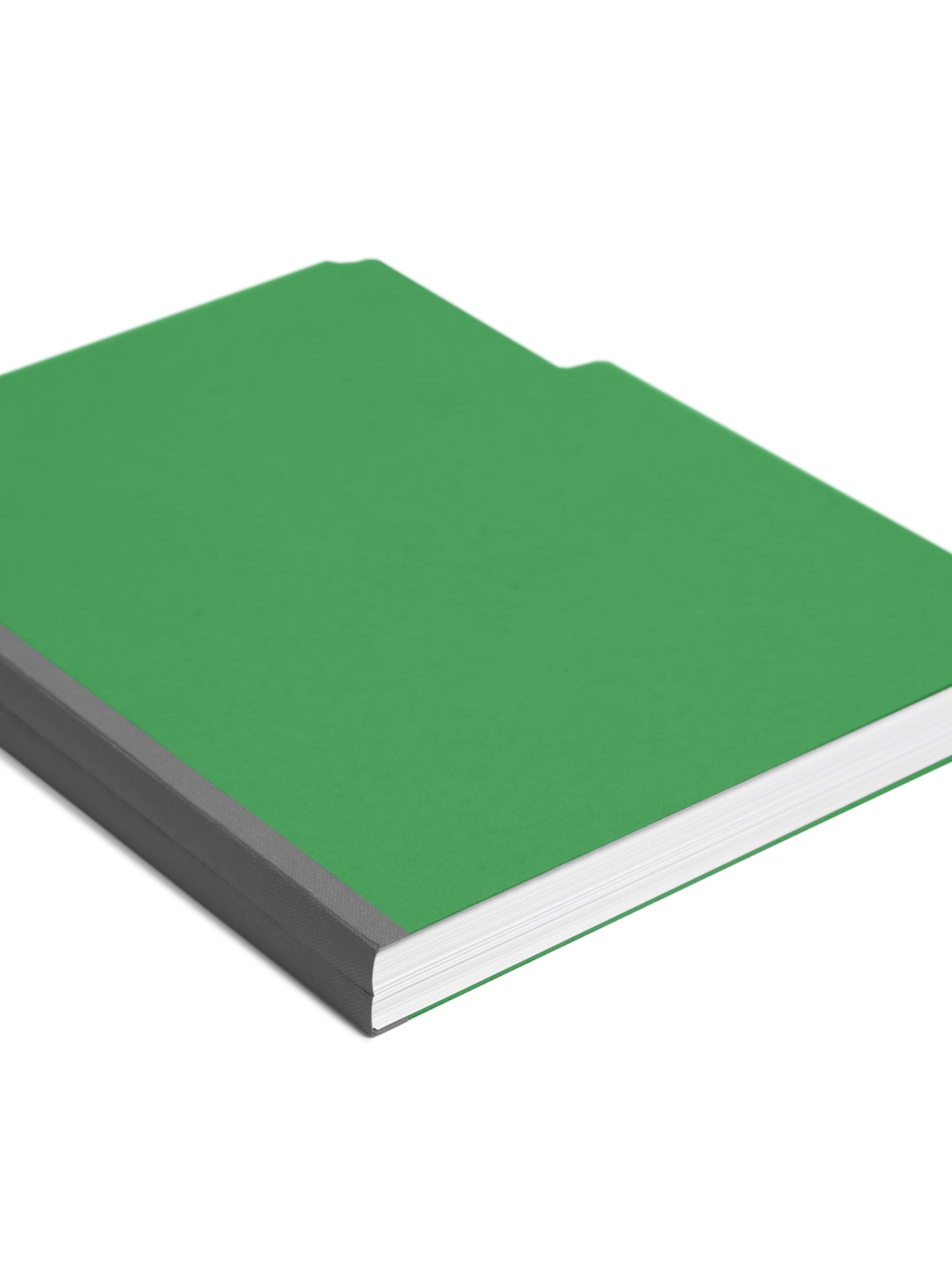 Pressboard File Folder, 1 inch Expansion, 1/3-Cut Tab, Green Color, Letter Size, Set of 25, 086486215466
