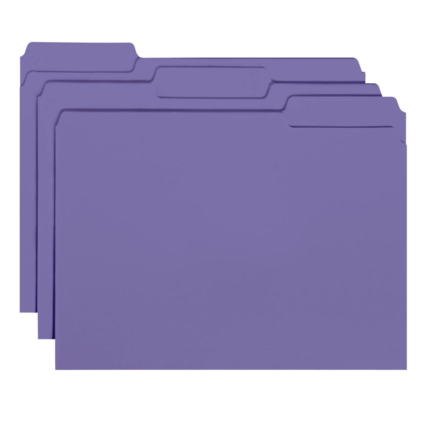 Interior File Folders, Purple Color, Letter Size, Set of 100, 086486102834