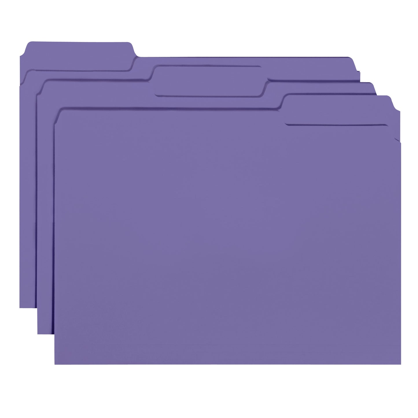 Interior File Folders, Purple Color, Letter Size, Set of 100, 086486102834