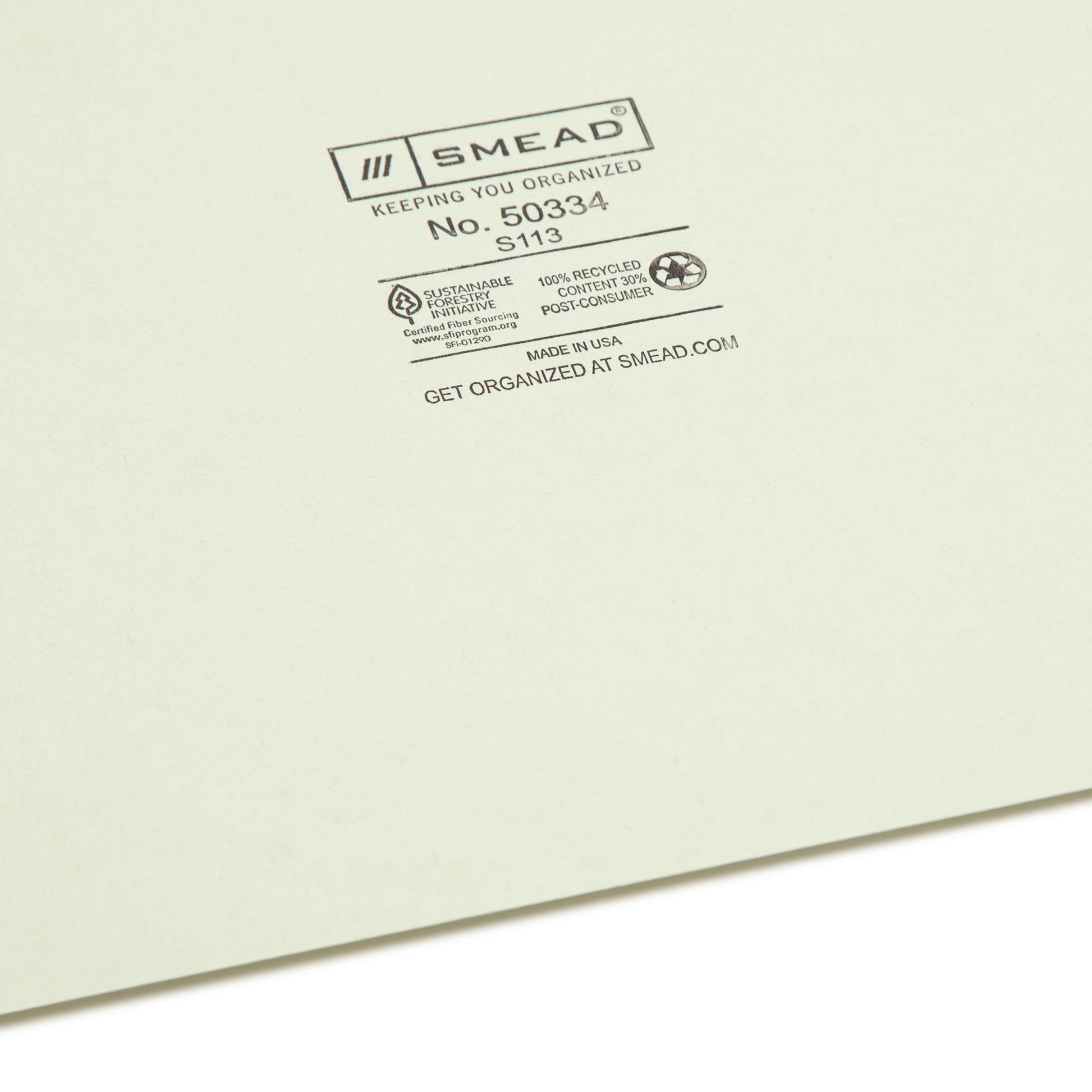 Heavyweight Filing Guides with Blank Tabs, Gray/Green Color, Letter Size, Set of 100, 086486503341