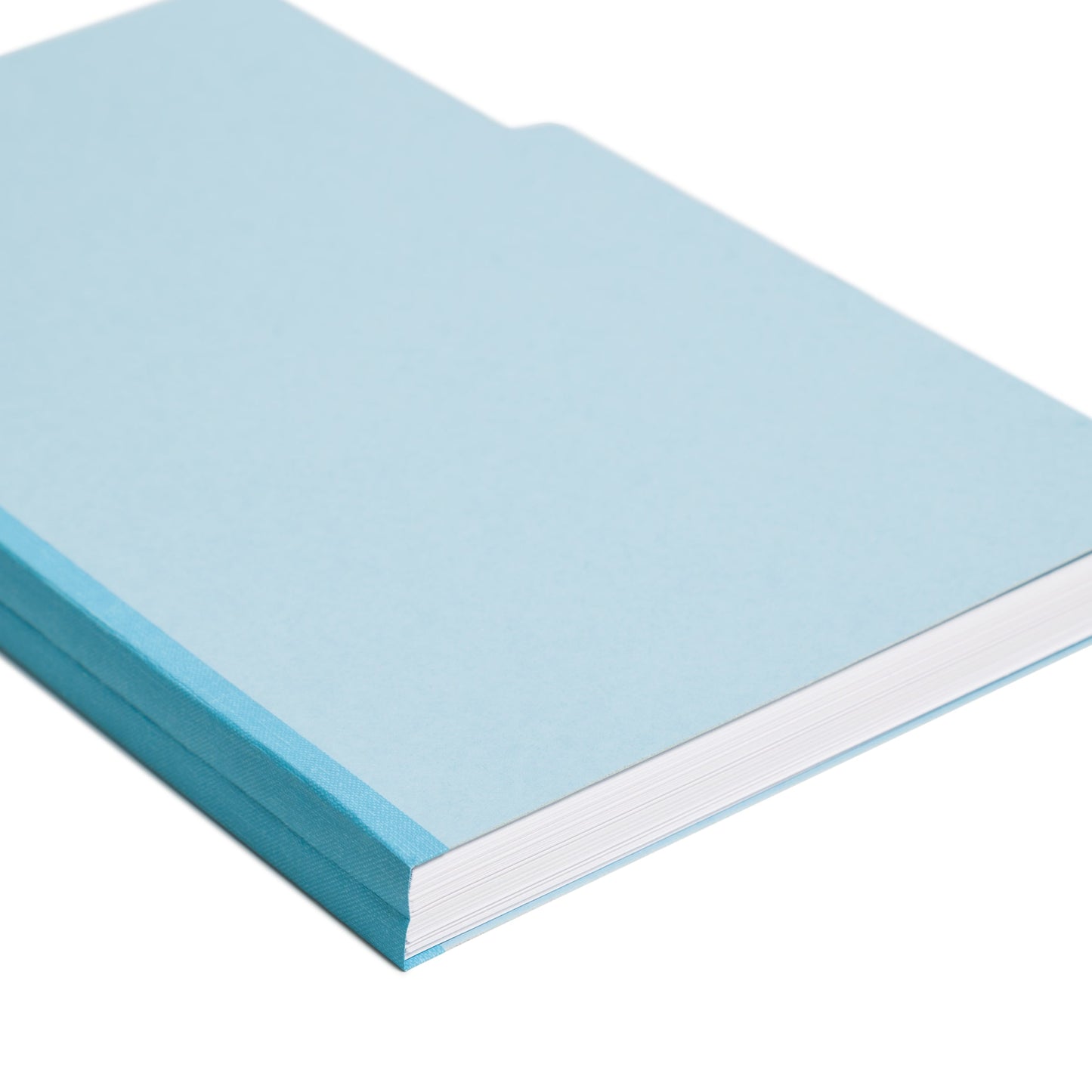 Pressboard File Folder, 1 inch Expansion, 1/3-Cut Tab, Blue Color, Legal Size, Set of 25, 086486225304