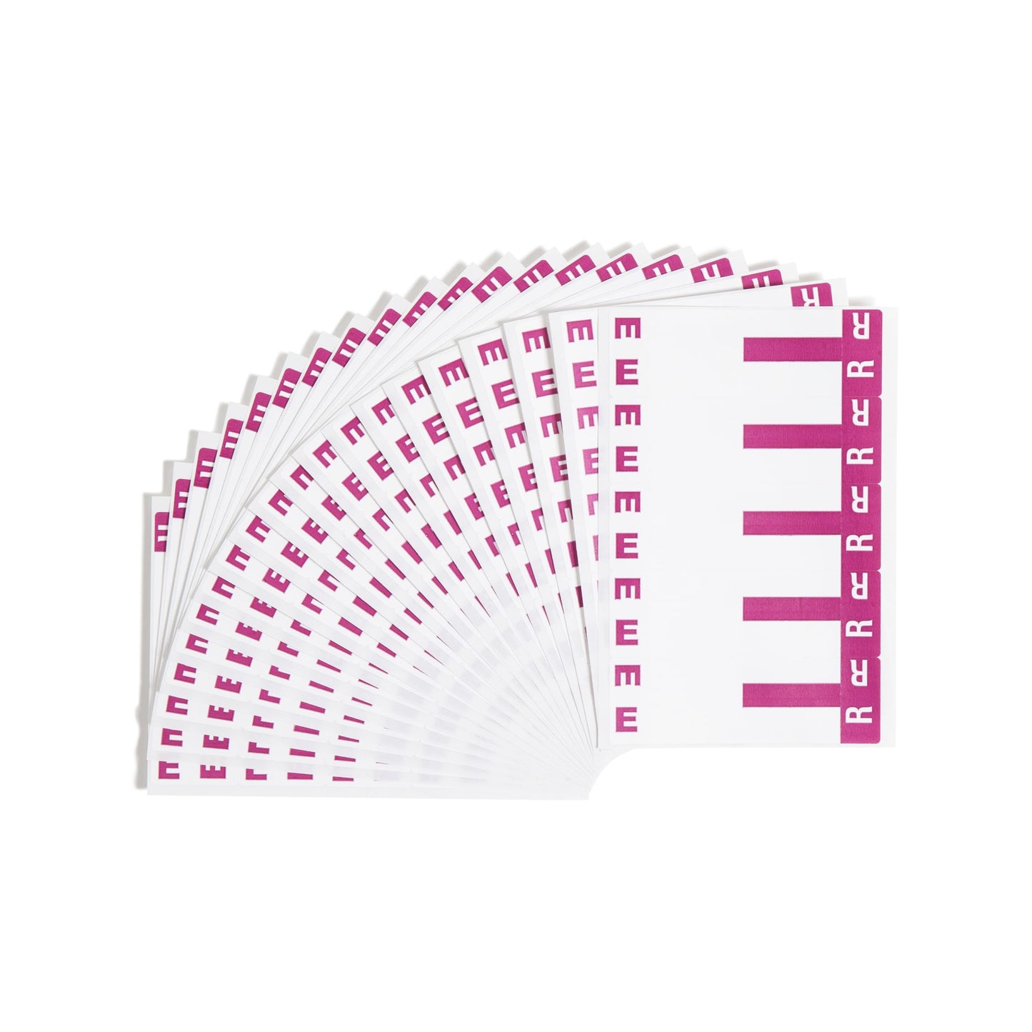 AlphaZ® NCC Color-Coded Name Labels - Sheets, Purple Color, 3-5/8" X 1-5/32" Size, Set of 100, 086486671569