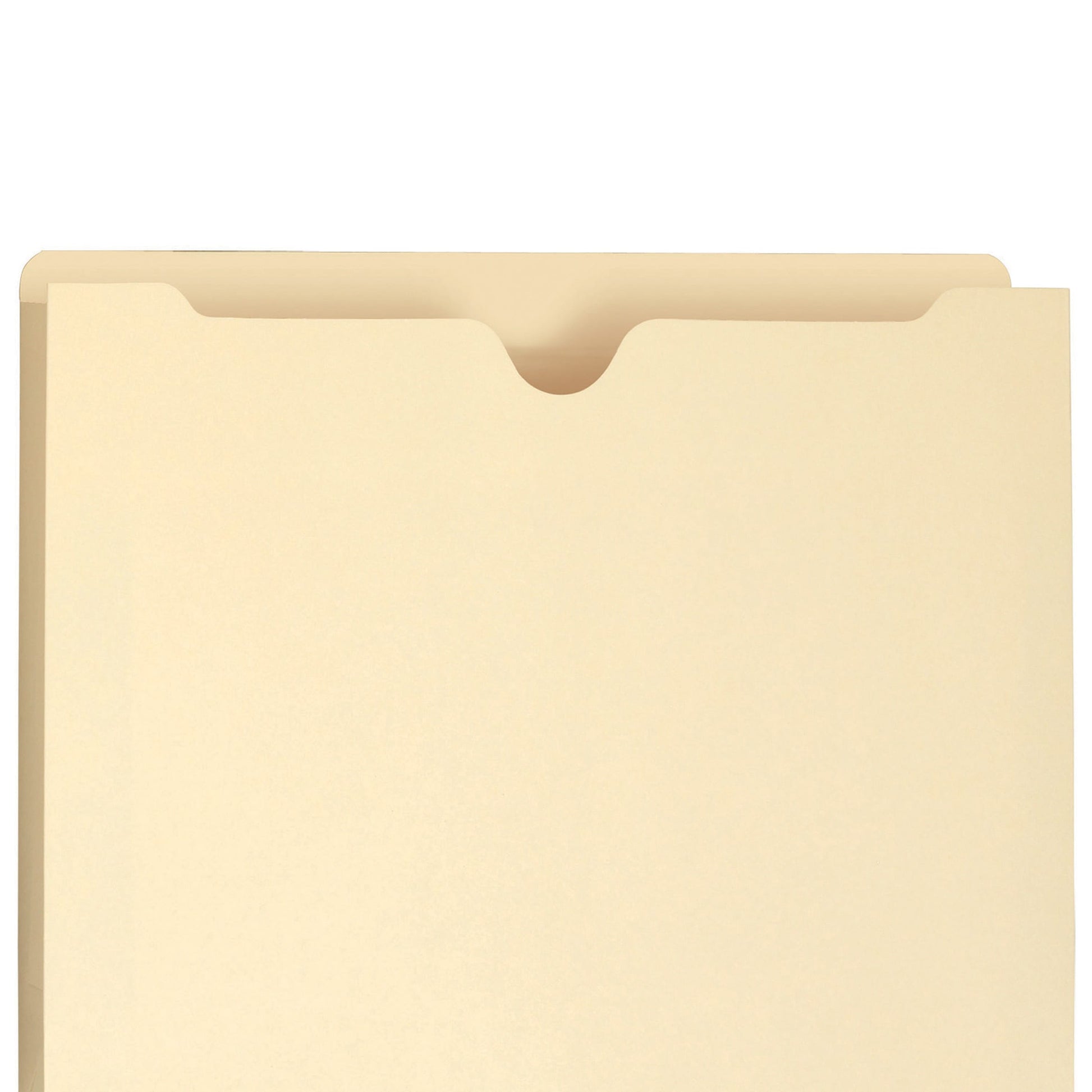File Jackets, Straight Cut Tab, 1 inch Expansion, Manila Color, Letter Size, Set of 50, 30086486754393