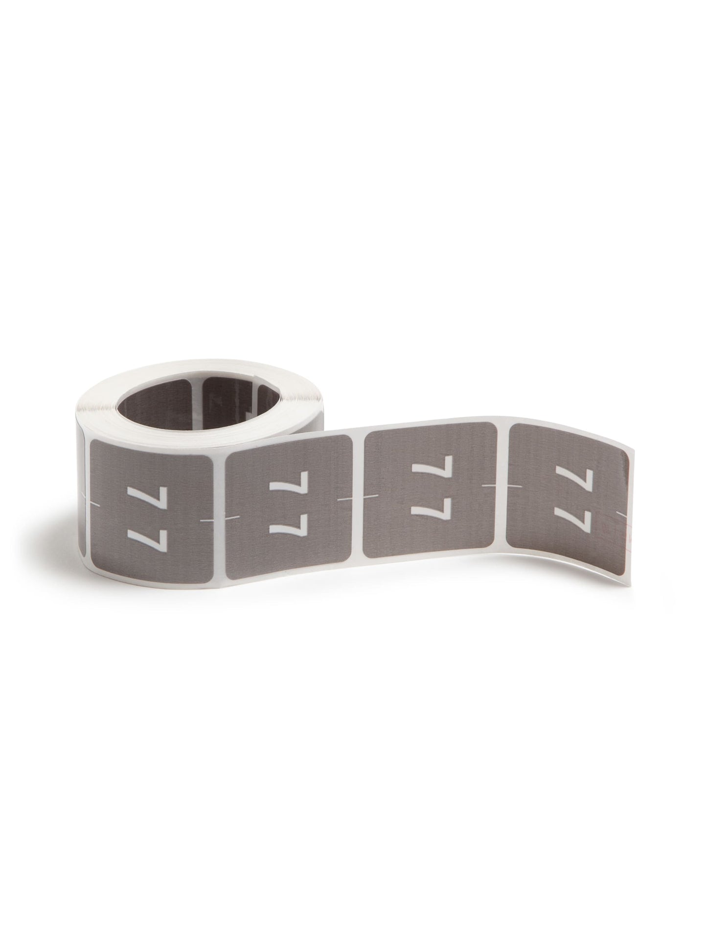 DCC Color-Coded Numeric Labels - Rolls, Gray Color, 1-1/2" X 1-1/2" Size, Set of 1, 086486674270