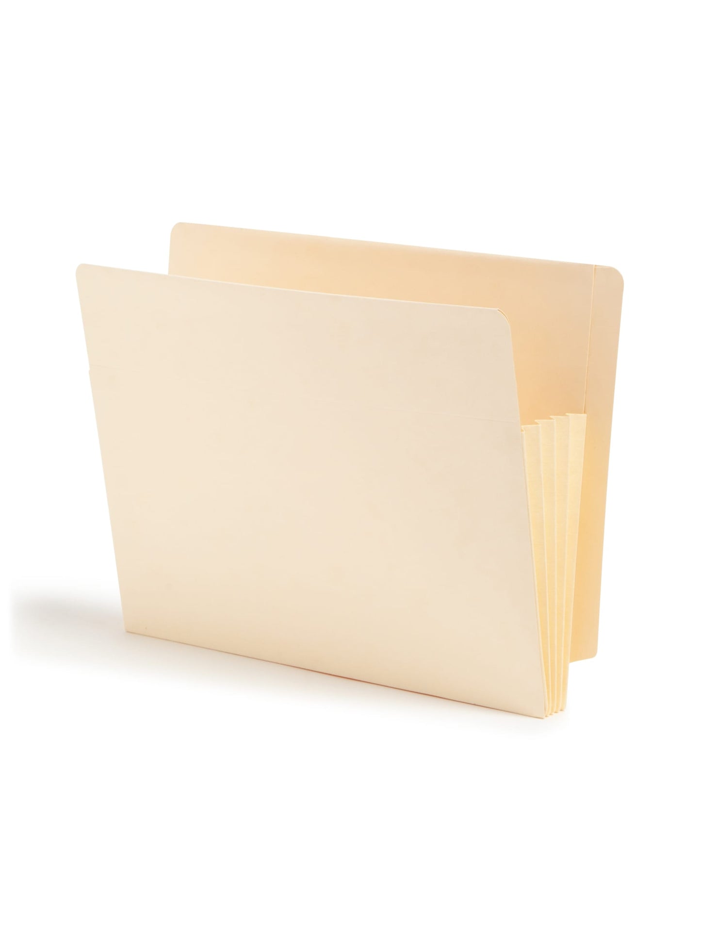 TUFF® Extra-Wide Reinforced End Tab File Pockets, Straight-Cut Tab, 3-1/2 inch Expansion, Manila Color, Letter Size, Set of 10, 30086486751507