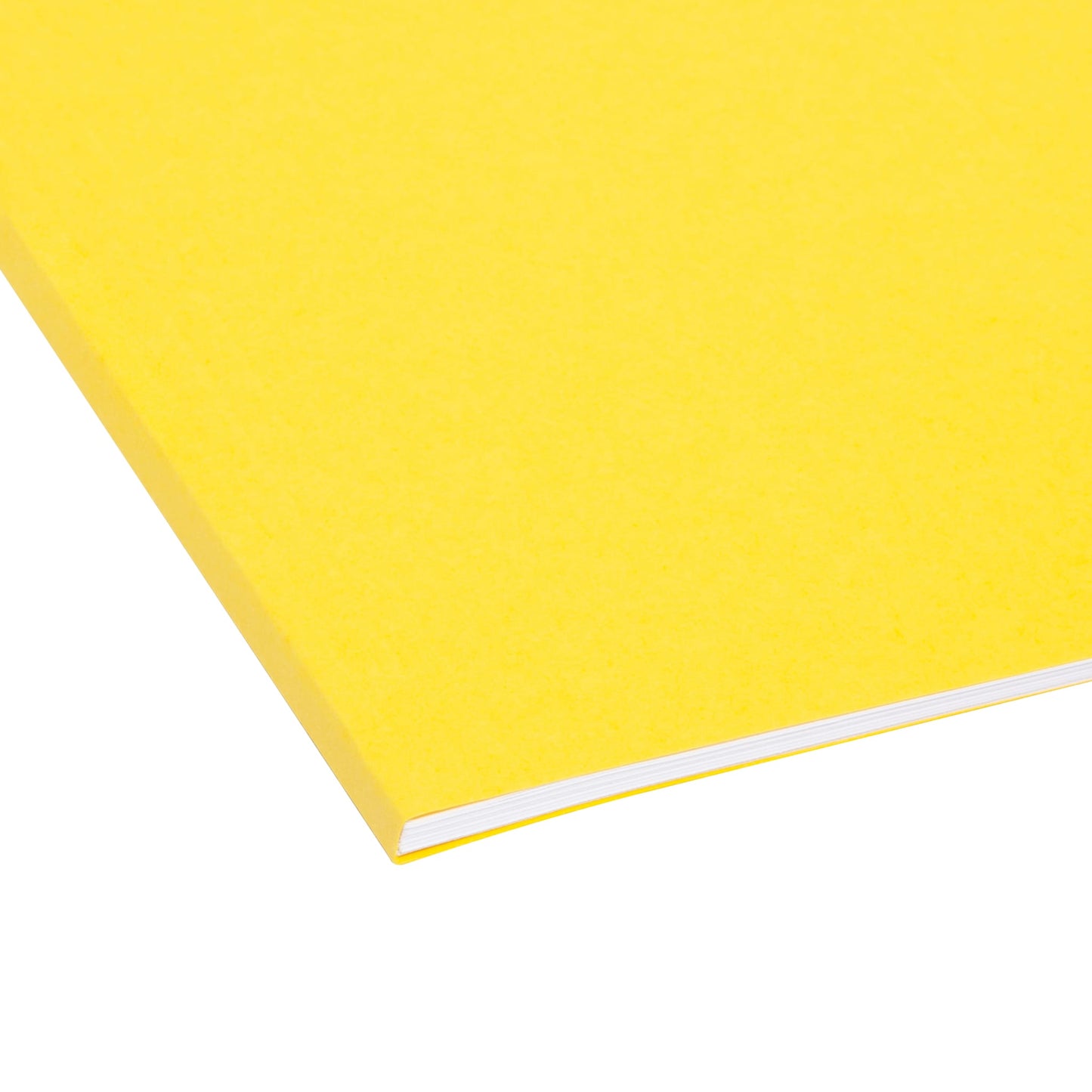 Standard Hanging File Folders with 1/5-Cut Tabs, Yellow Color, Letter Size, Set of 25, 086486640695