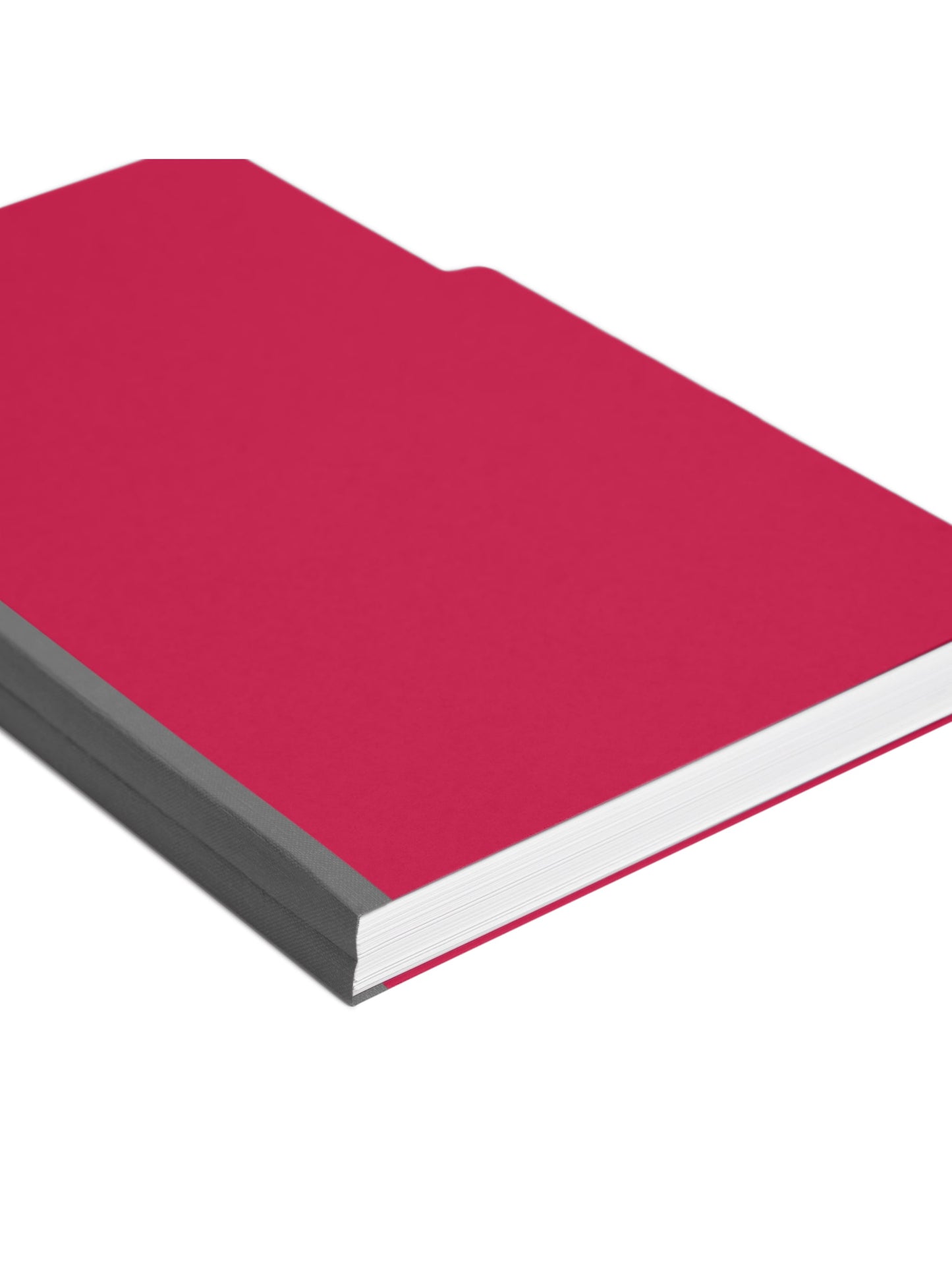 Pressboard File Folder, 1 inch Expansion, 1/3-Cut Tab, Bright Red Color, Legal Size, Set of 25, 086486225380