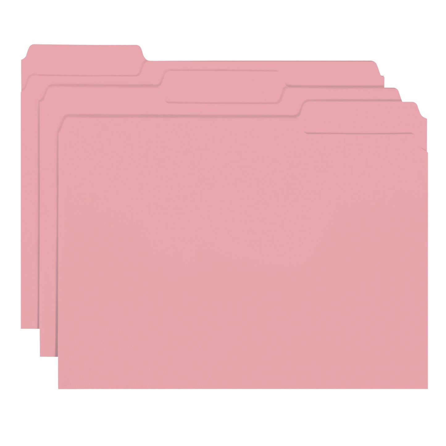 Interior File Folders, Pink Color, Letter Size, Set of 100, 086486102636