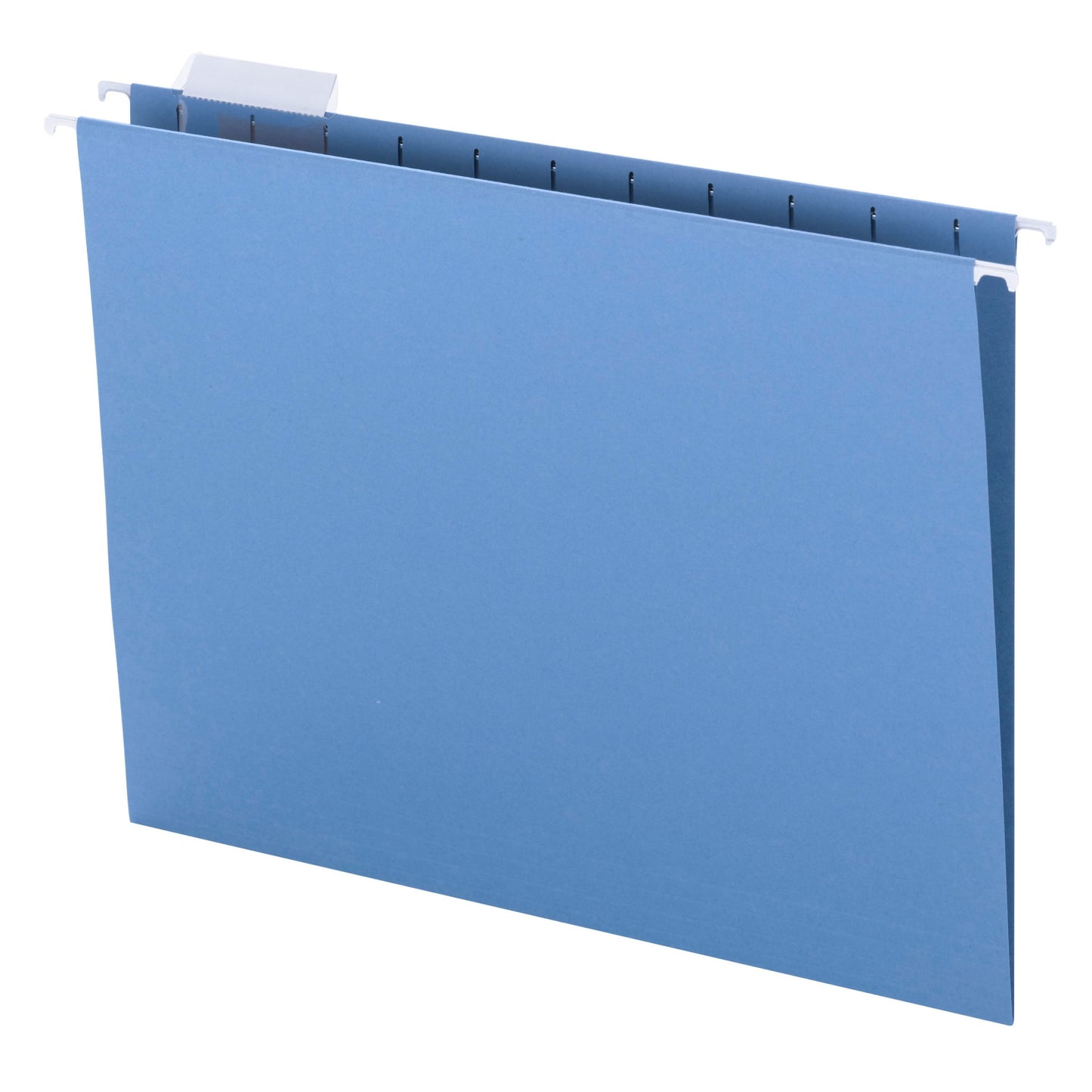 Standard Hanging File Folders with 1/5-Cut Tabs, Blue Color, Letter Size, Set of 25, 086486640602