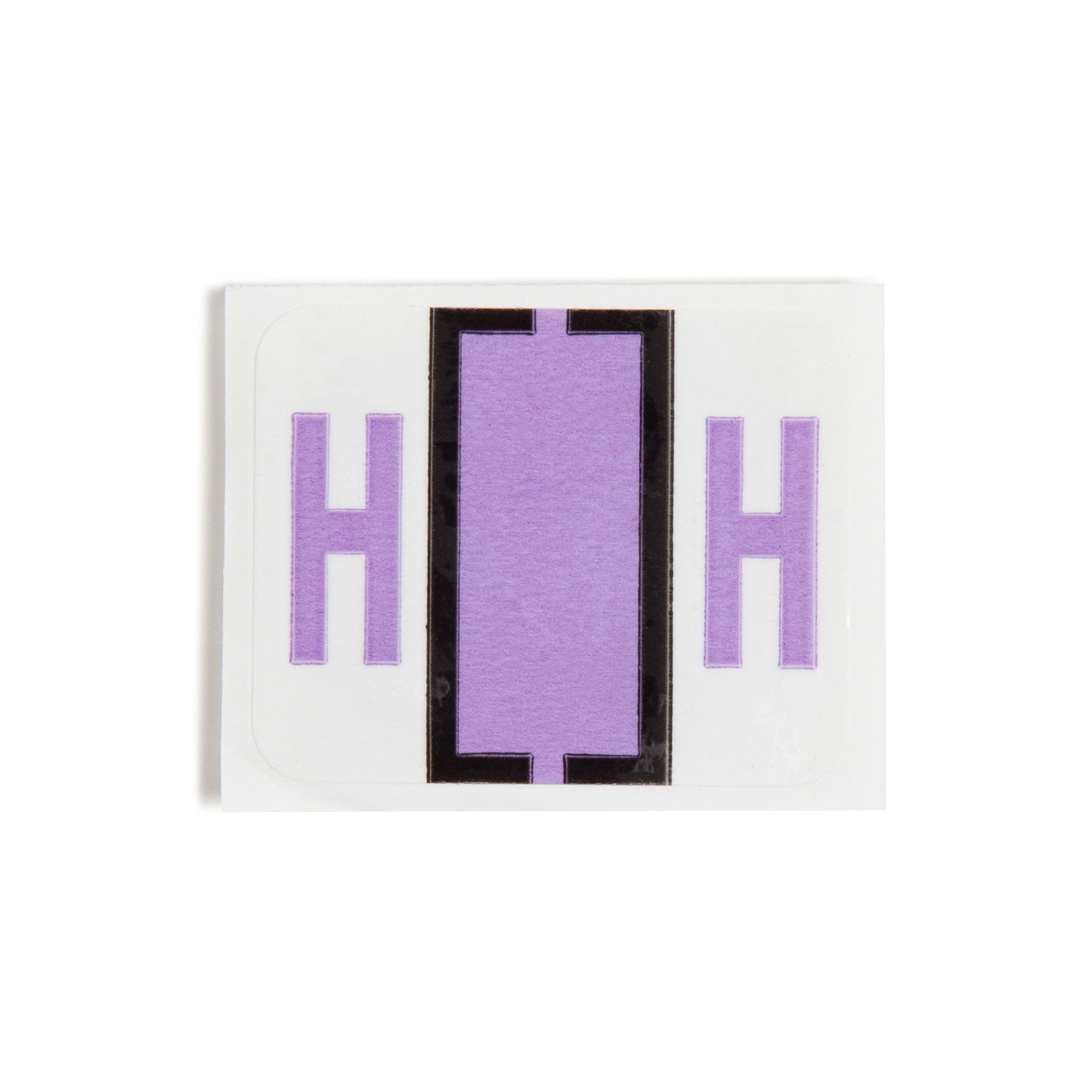 BCCR Bar Style Color-Coded Alphabetic Labels, A-Z Rolls, Lavender Color, 1-1/4" X 1" Size, Set of 50, 086486670784