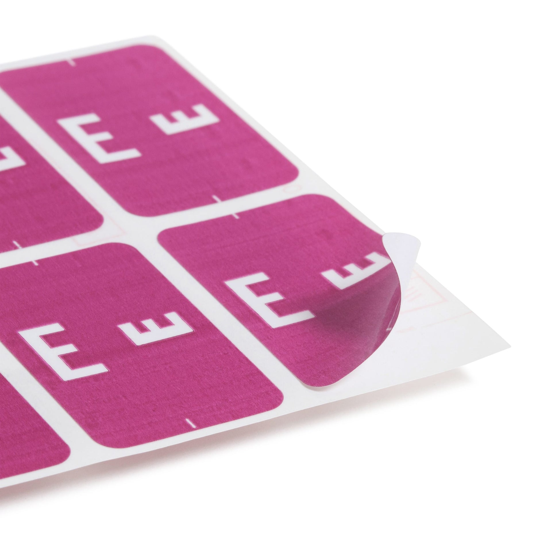 AlphaZ® ACCS Color Coded Alphabetic Labels - Sheets, Purple Color, 1" X 1-5/8" Size, Set of 100, 086486671750