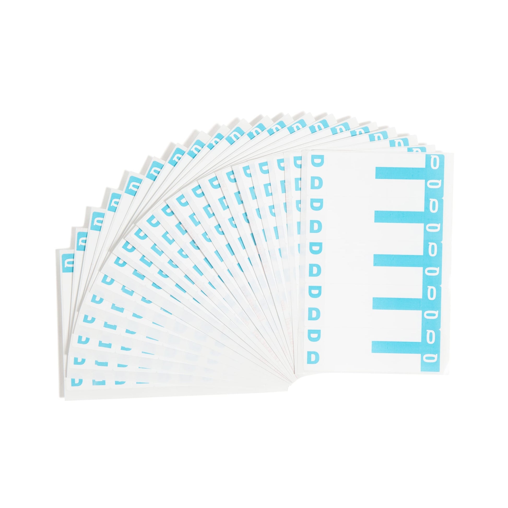 AlphaZ® NCC Color-Coded Name Labels - Sheets, Light Blue Color, 3-5/8" X 1-5/32" Size, Set of 100, 086486671552