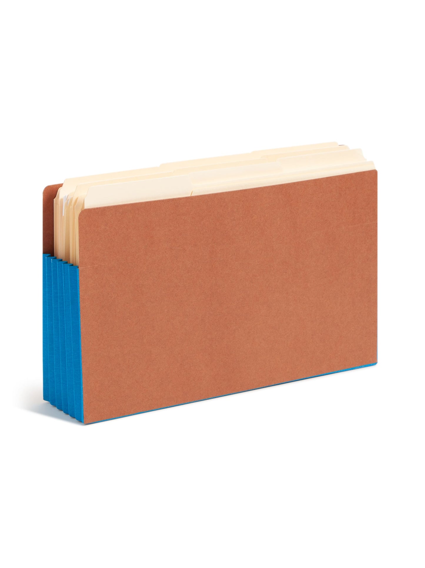 Reinforced End Tab File Pockets, Straight-Cut Tab, 5-1/4 inch Expansion, Blue Color, Extra Wide Legal Size, Set of 0, 30086486746893
