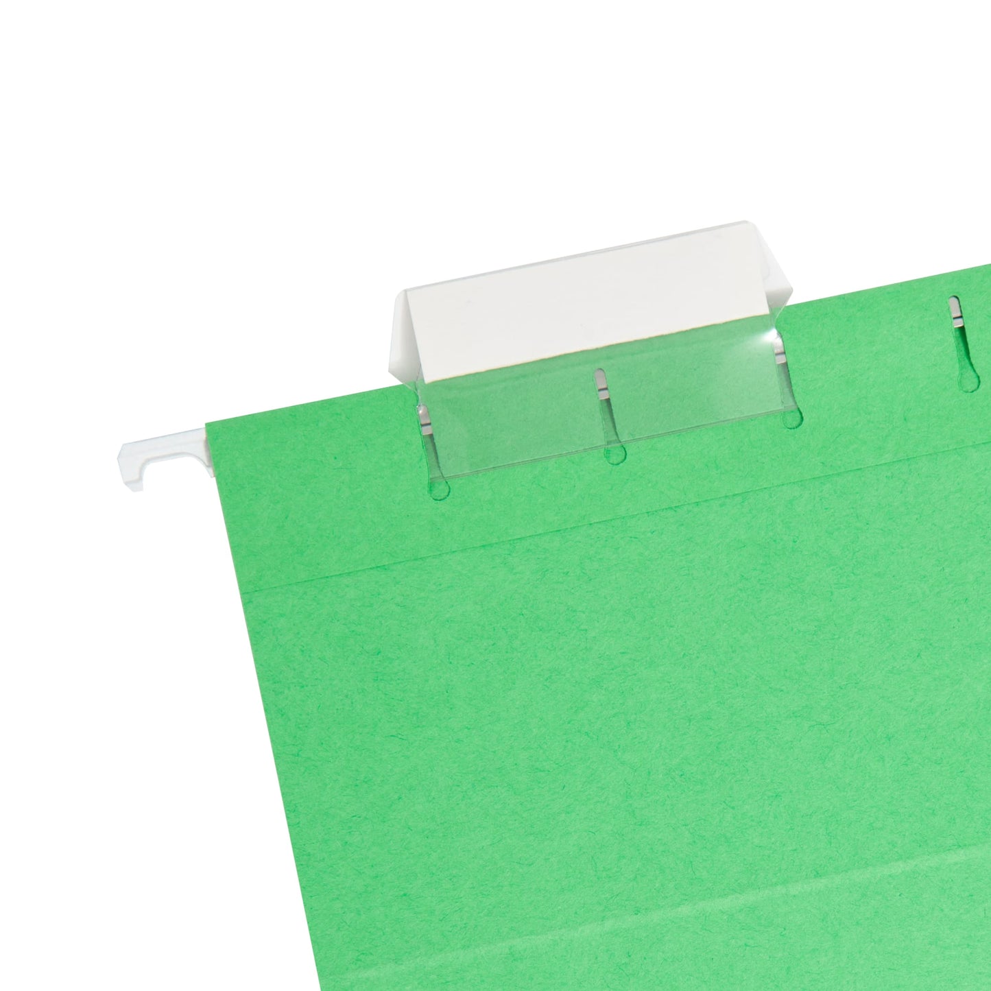 Standard Hanging File Folders with 1/5-Cut Tabs, Green Color, Legal Size, Set of 25, 086486641616