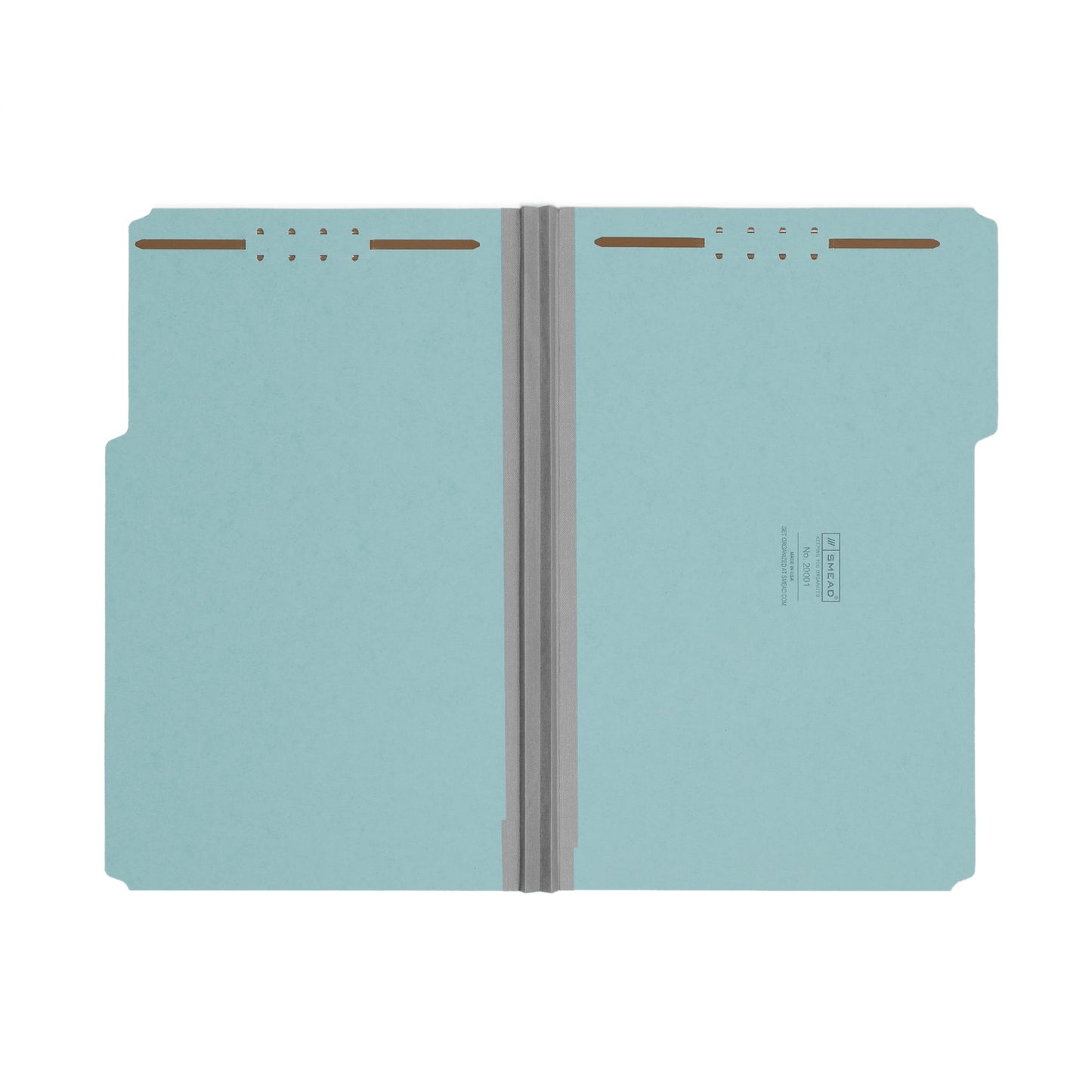 Pressboard Fastener File Folders, 2 inch Expansion, Blue Color, Legal Size, Set of 25, 086486200011
