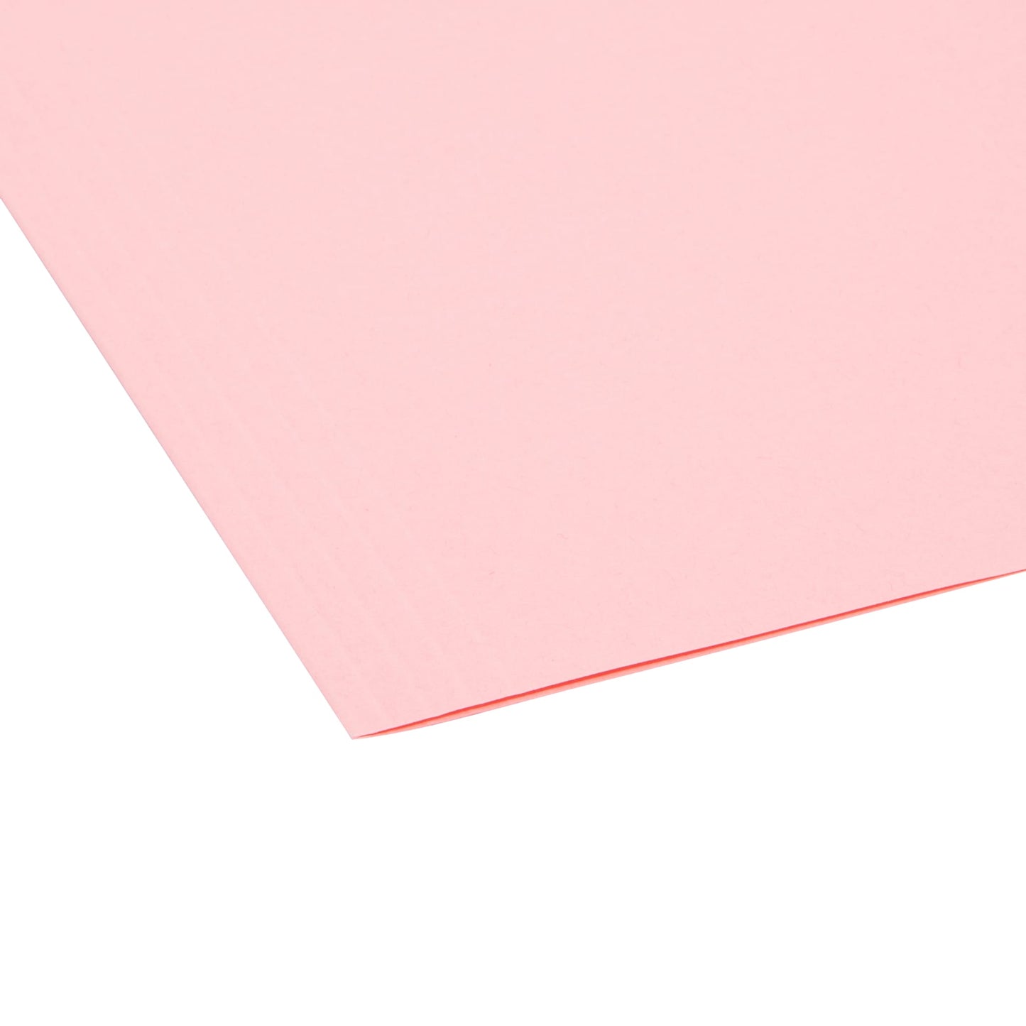 Standard Hanging File Folders with 1/5-Cut Tabs, Pink Color, Letter Size, Set of 25, 086486640664