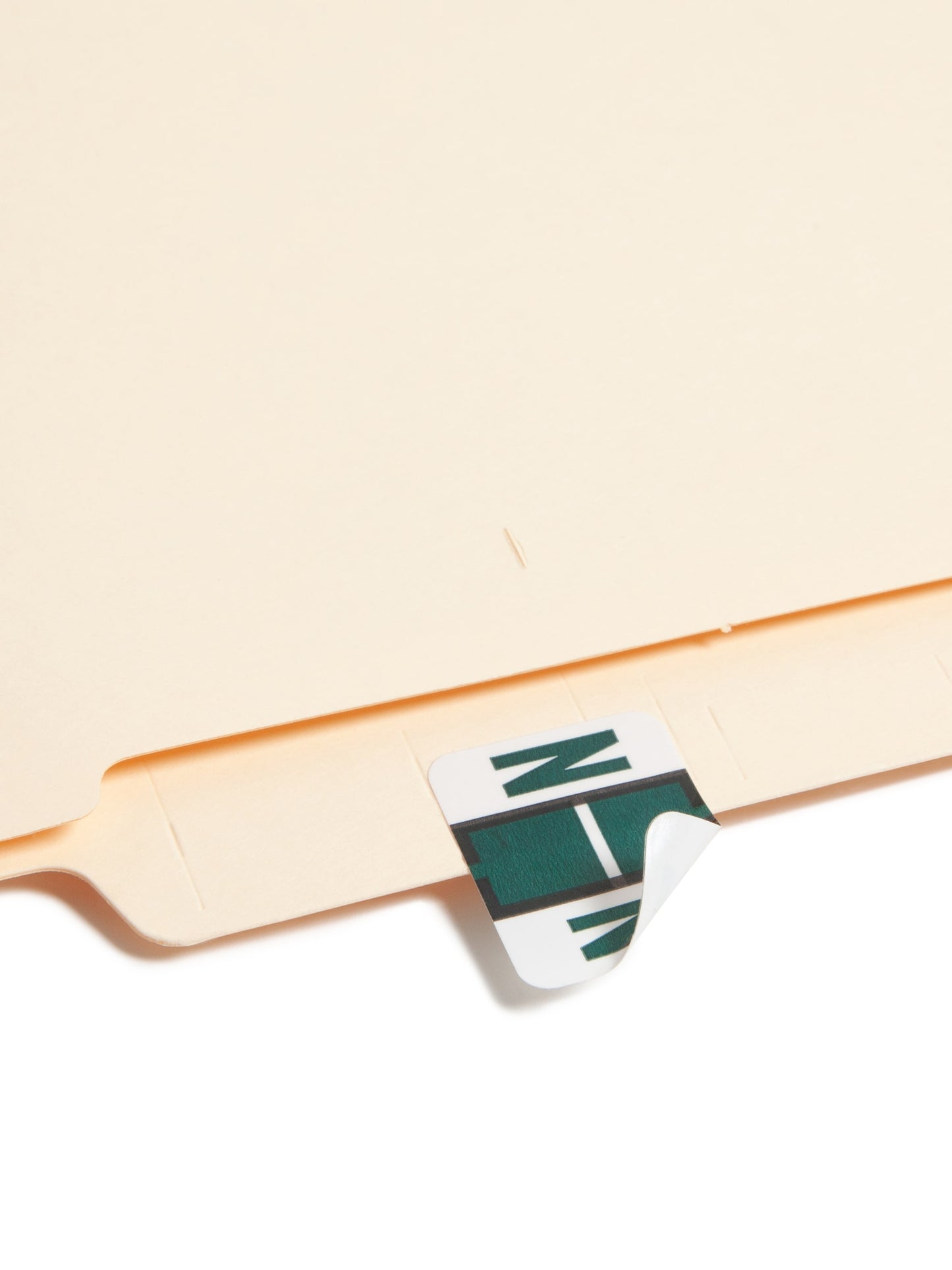 BCCR Bar Style Color-Coded Alphabetic Labels, A-Z Rolls, Dark Green Color, 1-1/4" X 1" Size,