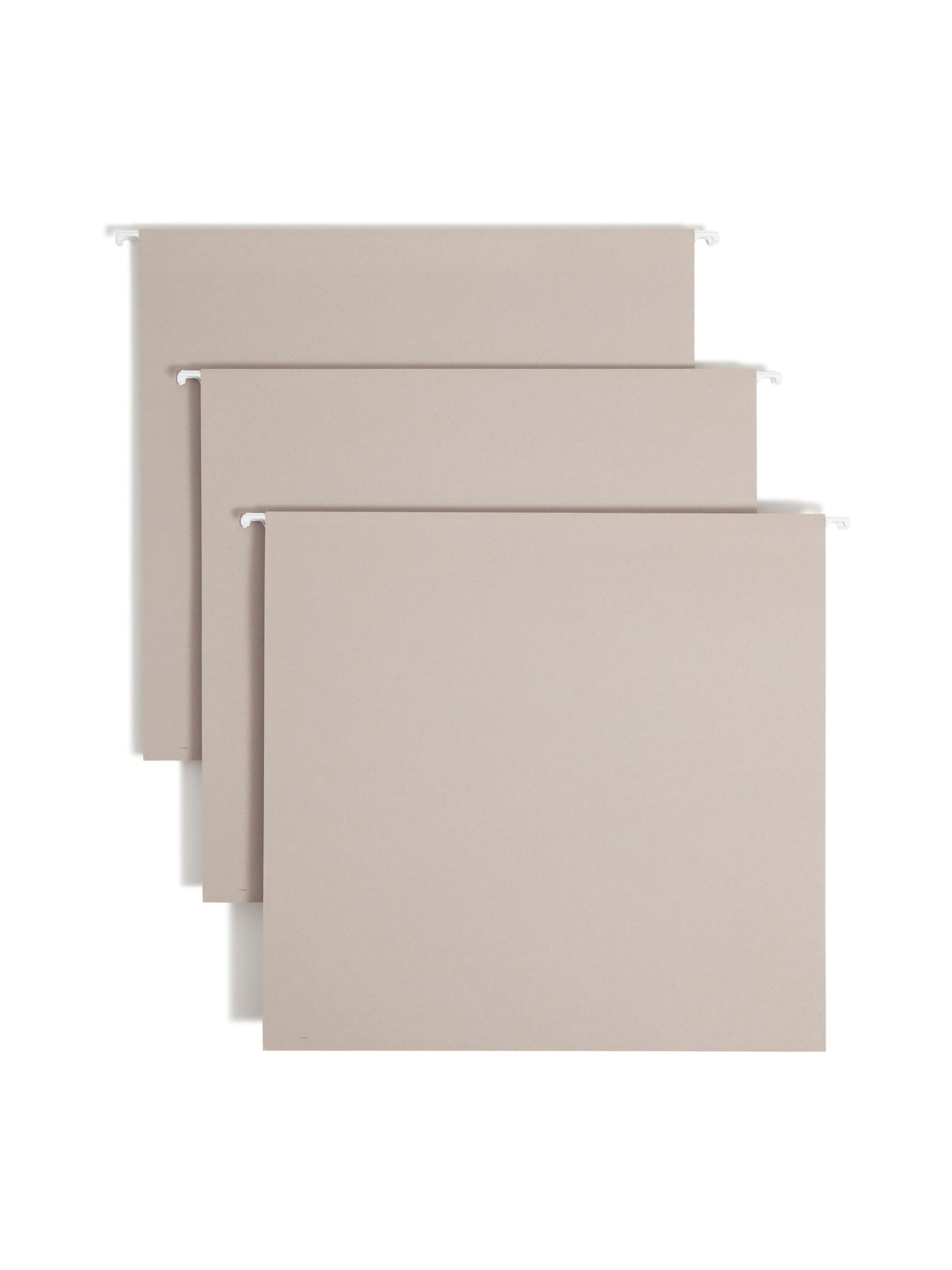 TUFF® Hanging Box Bottom File Folders with Easy Slide® Tabs, 4 inch Expansion, Gray Color, Letter Size, Set of 1, 086486642422
