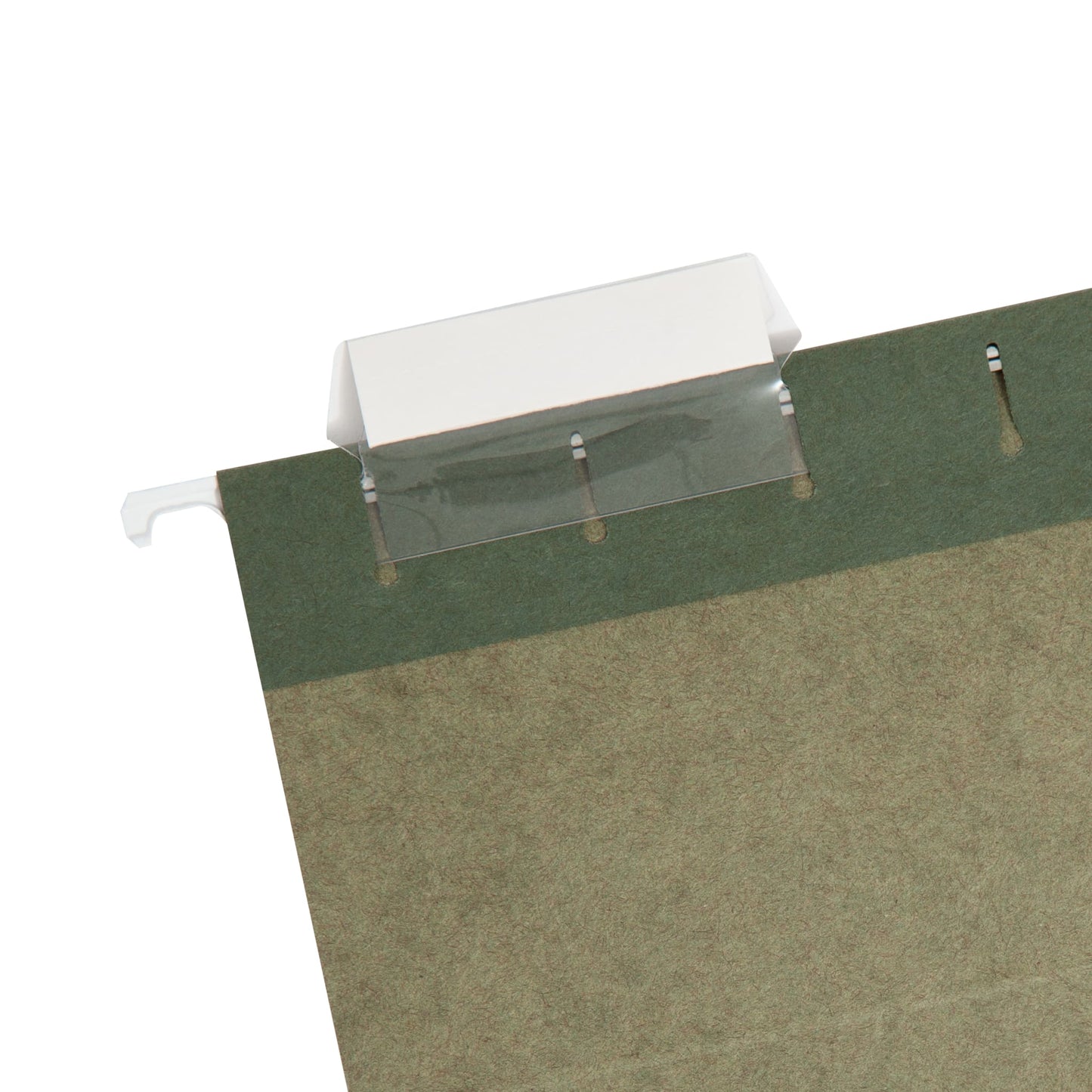 Standard Hanging File Folders with 1/5-Cut Tabs, Standard Green Color, Letter Size, Set of 25, 086486640558