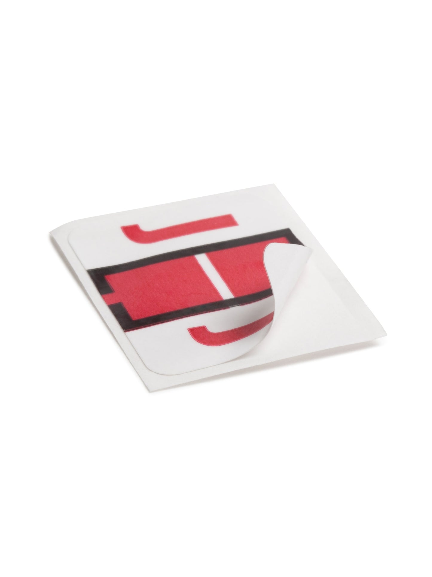 BCCR Bar Style Color-Coded Alphabetic Labels, A-Z Rolls, Red Color, 1-1/4" X 1" Size,