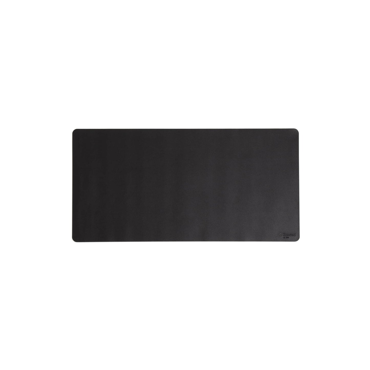 Vegan Leather Desk Pad, Charcoal Color, 31.5"X15.7" Size, Set of 1, 086486648332