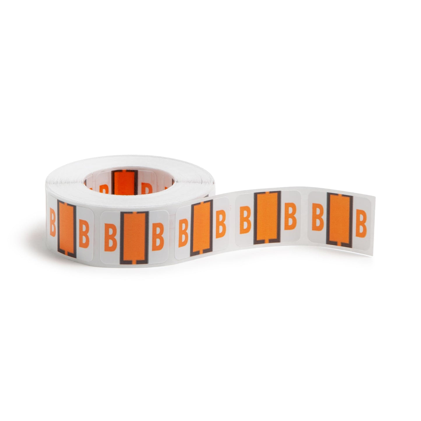 BCCR Bar Style Color-Coded Alphabetic Labels, A-Z Rolls, Light Orange Color, 1-1/4" X 1" Size, Set of 50, 086486670722