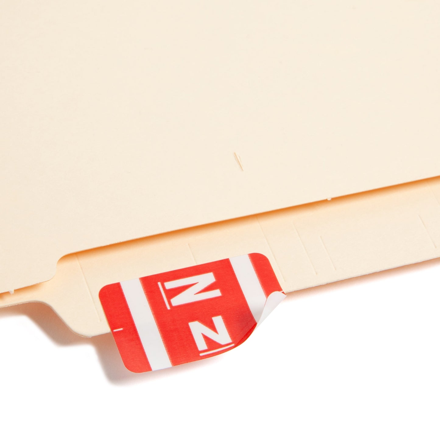 AlphaZ® ACCS Color Coded Alphabetic Labels - Sheets, Red Color, 1" X 1-5/8" Size, Set of 100, 086486671842