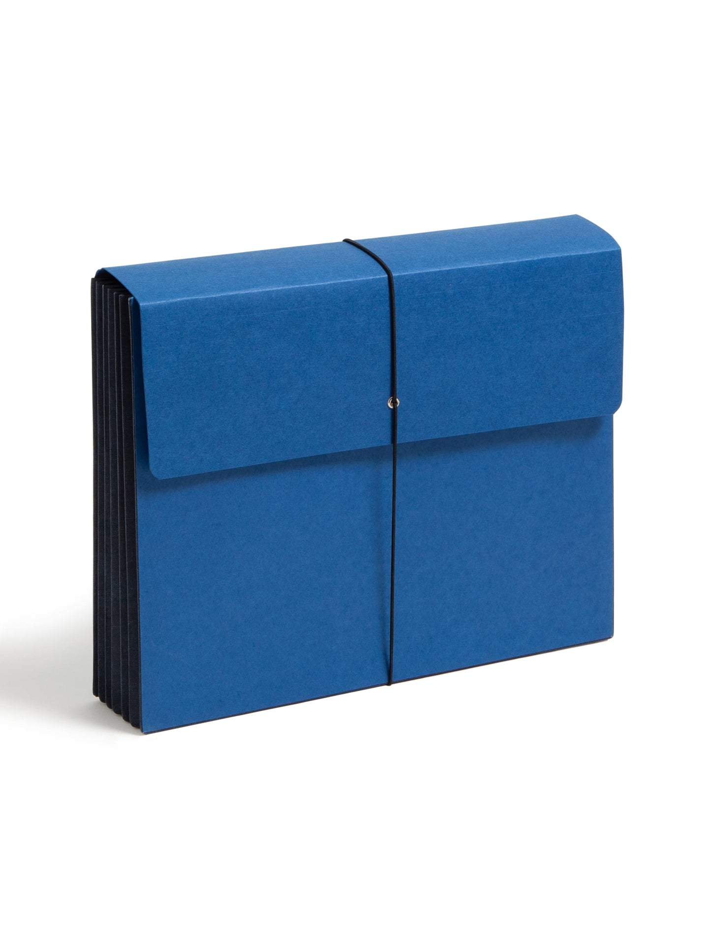 Extra Wide Expanding Wallets with Elastic Cord, 5-1/4 Inch Expansion, Navy Color, Extra Wide Letter Size, Set of 10, 30086486711228