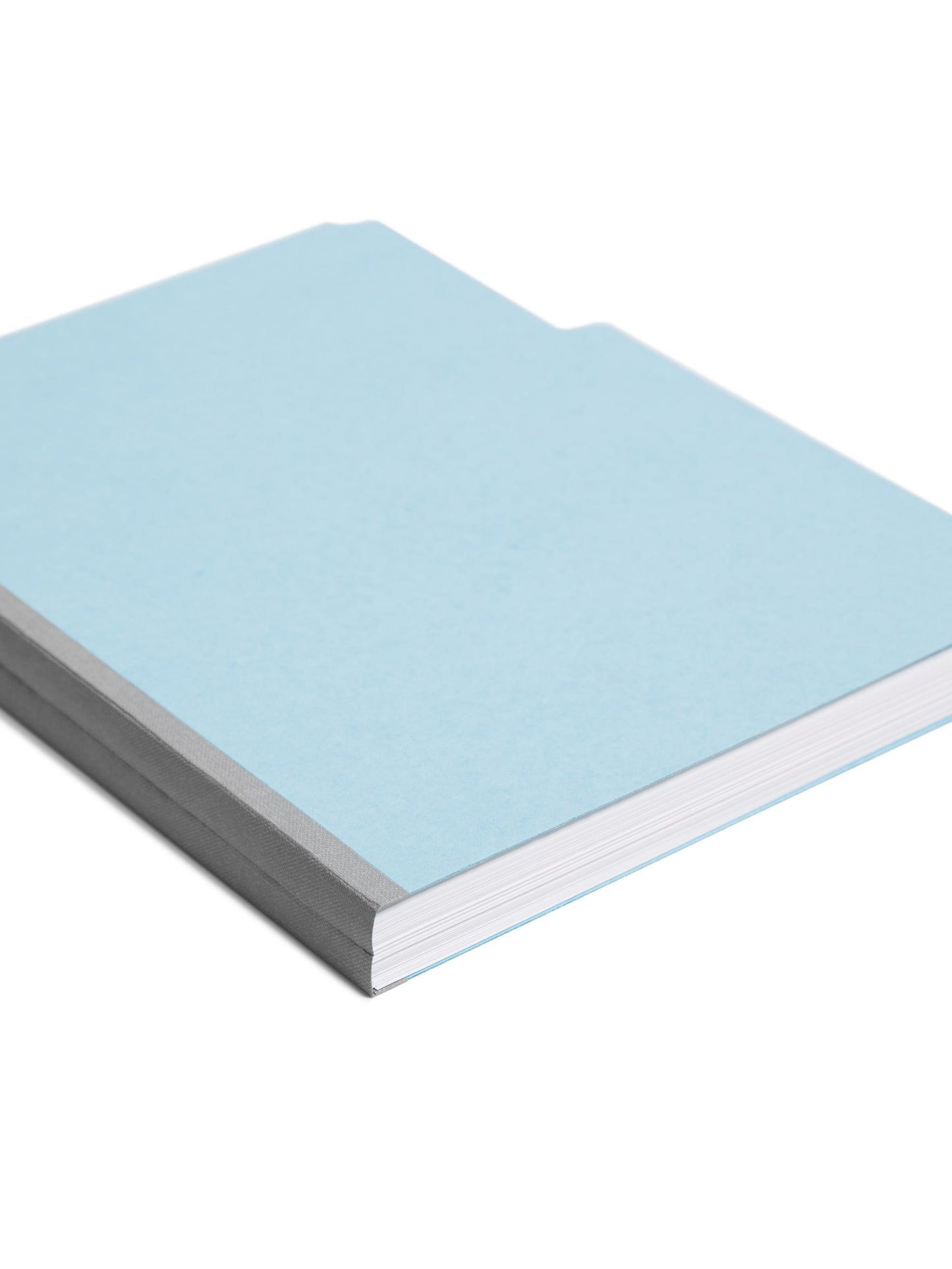 Pressboard File Folder, 1 inch Expansion, 1/3-Cut Tab, Blue Color, Letter Size, Set of 25, 086486215305