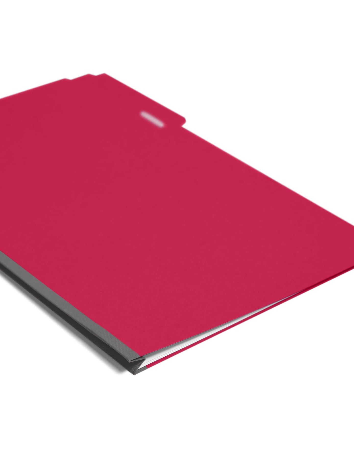 Pressboard File Folder, 1 inch Expansion, 1/3-Cut Tab, Bright Red Color, Legal Size, Set of 25, 086486225380