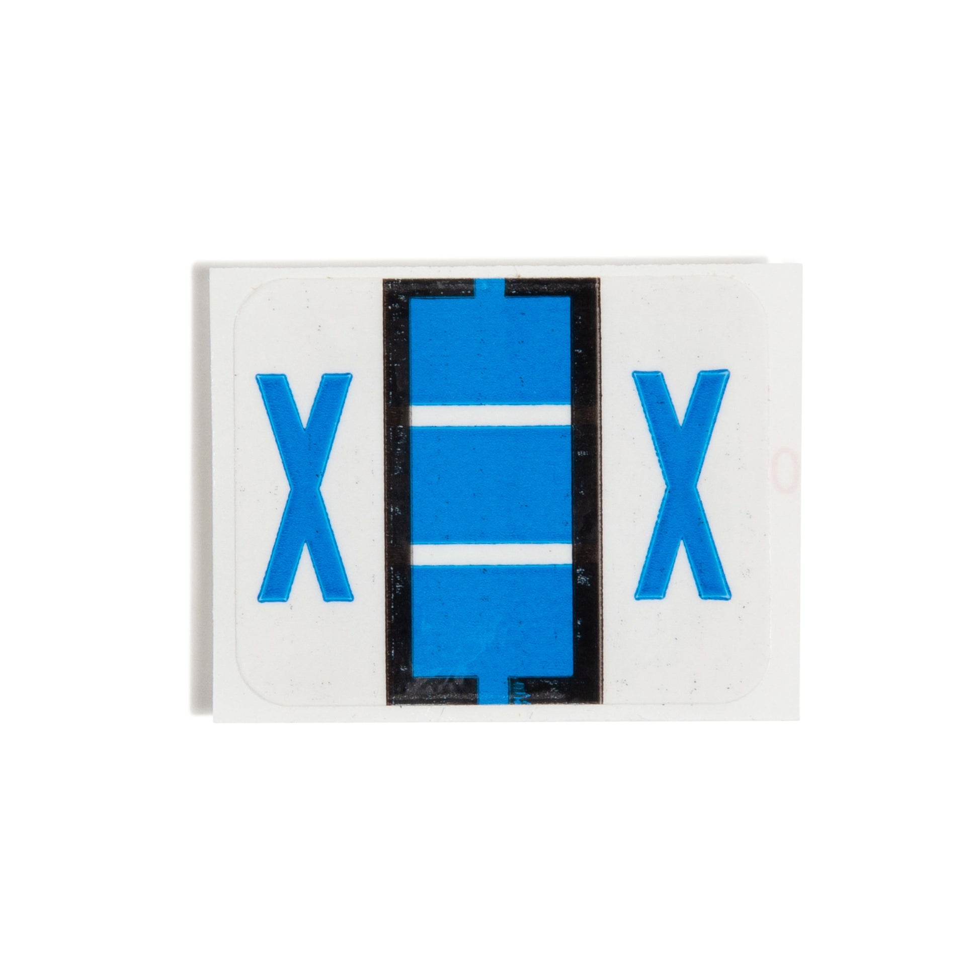 BCCR Bar Style Color-Coded Alphabetic Labels, A-Z Rolls, Blue Color, 1-1/4" X 1" Size, Set of 50, 086486670944